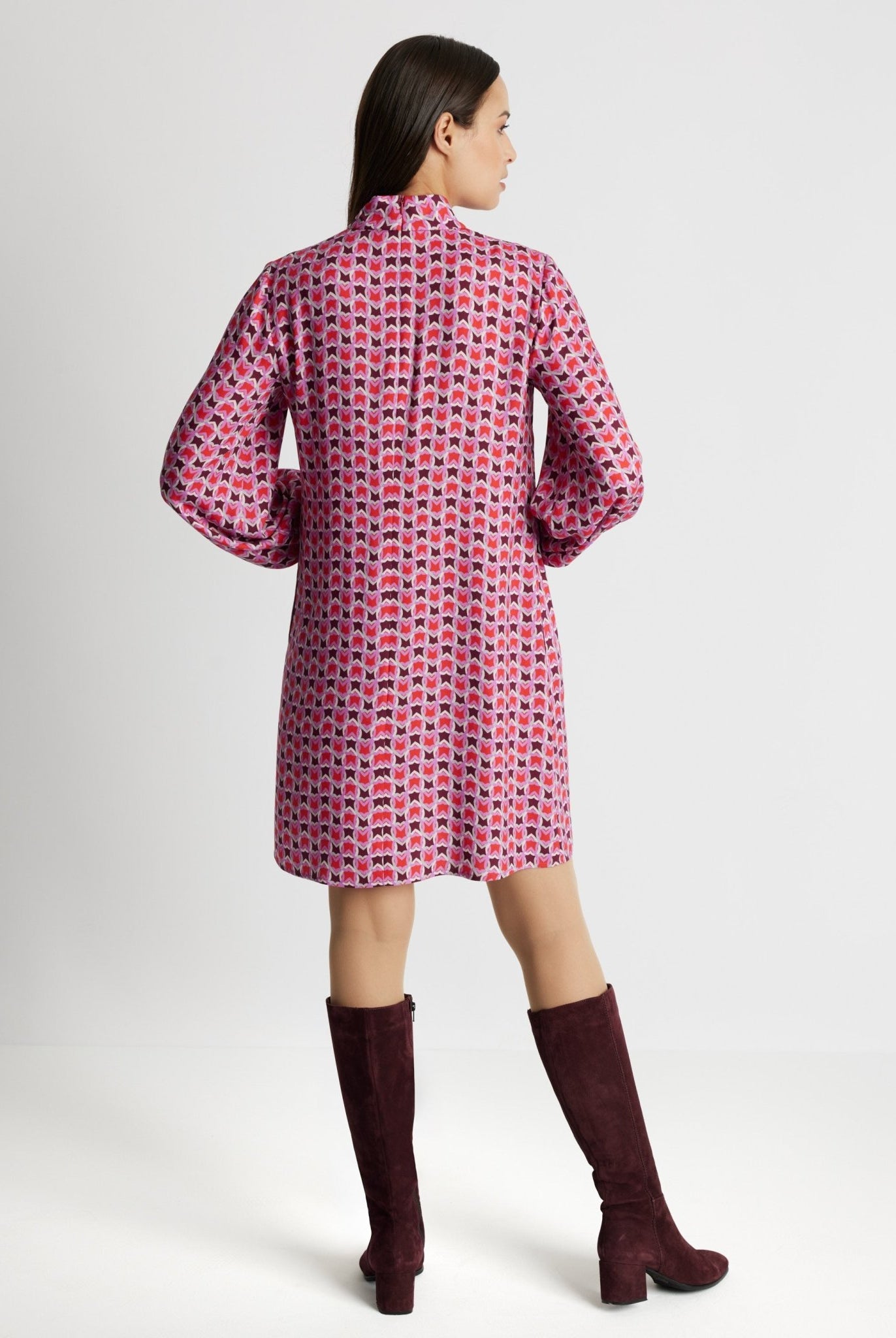 Kurzes Kleid VYBYLIA aus 100 % Viskose in A-Linie - FOX'S-Fashion