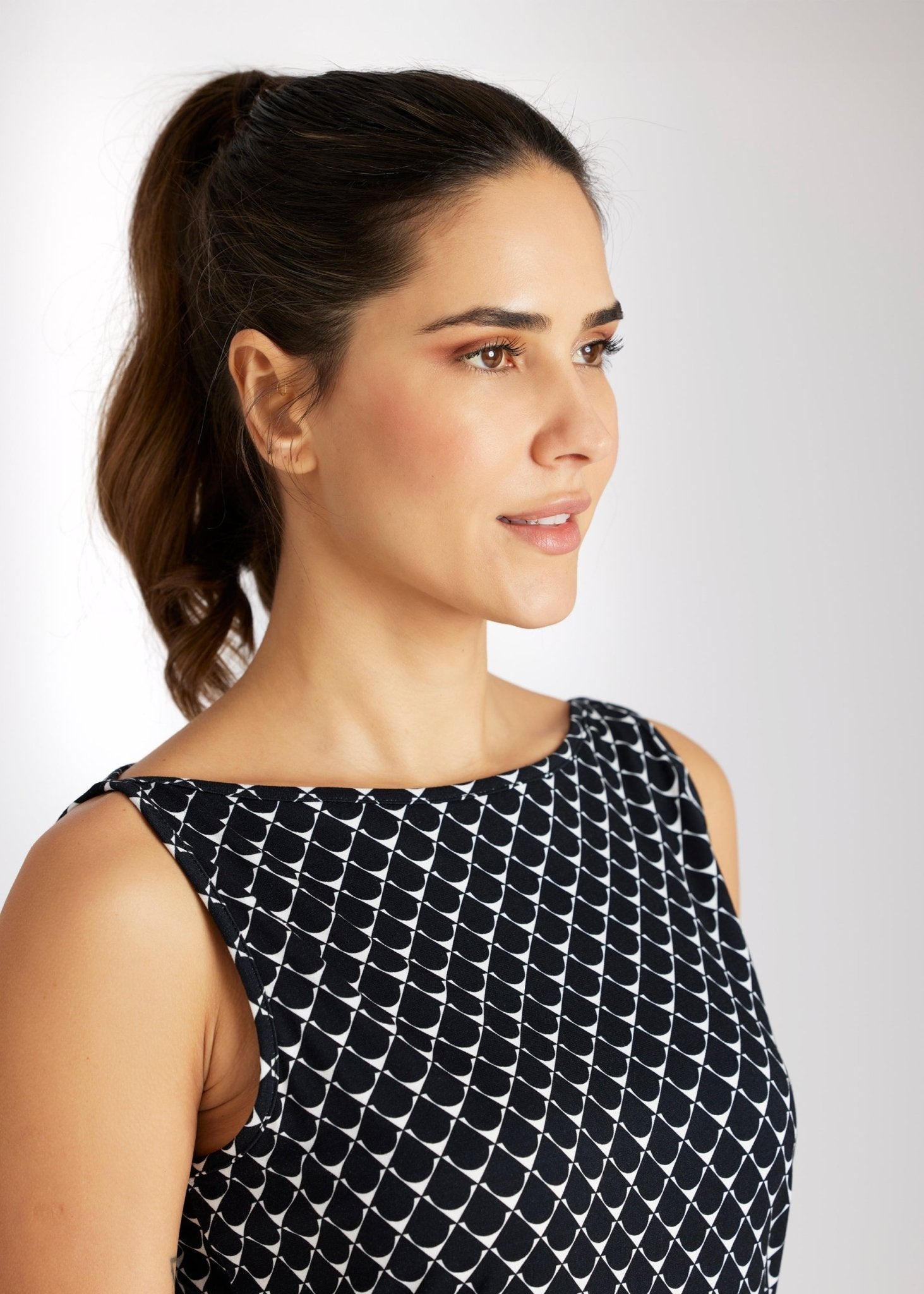 Kurzes, schmales Kleid JUPI aus Viskosejersey mit Stretch - FOX'S - Fashion