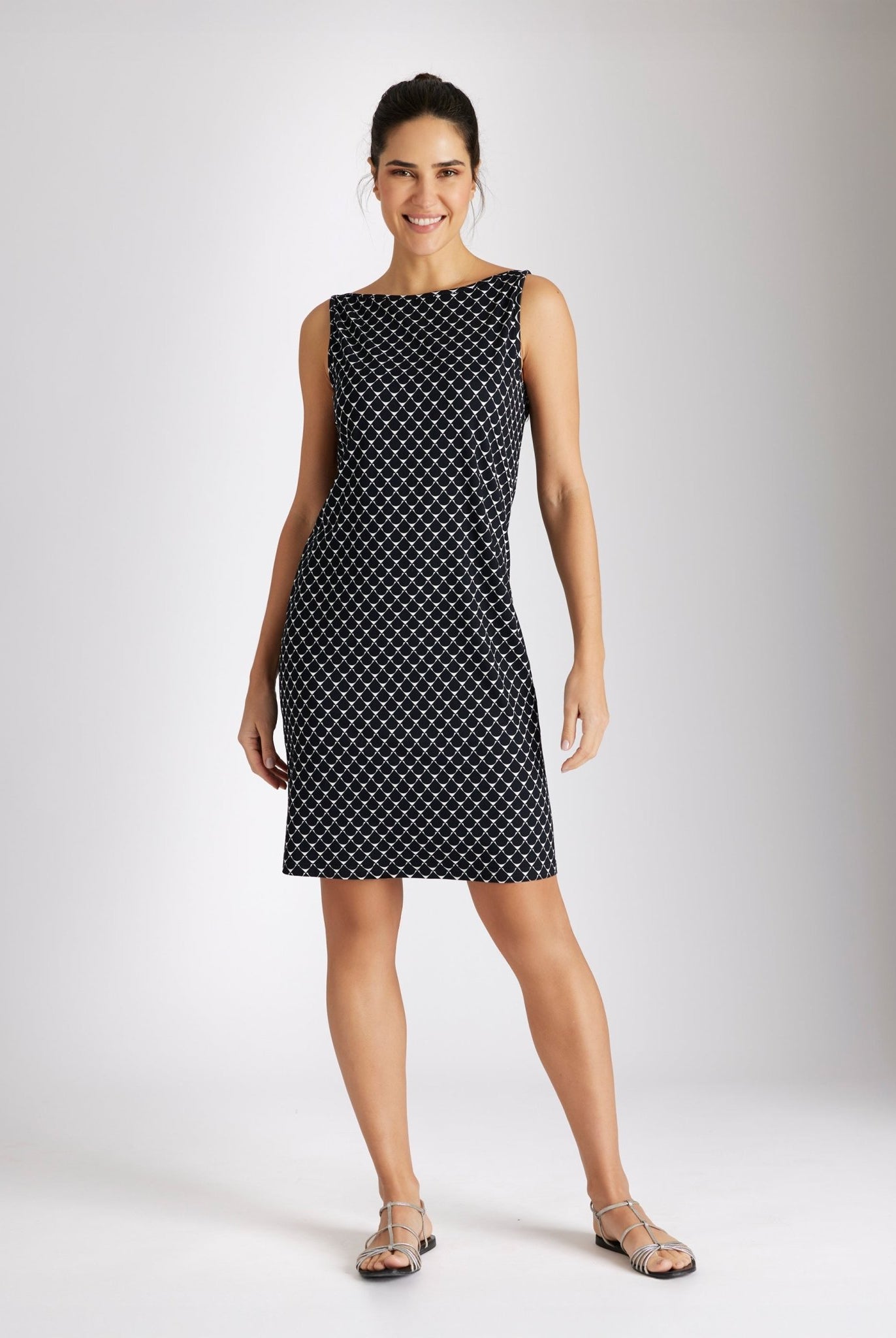 Kurzes, schmales Kleid JUPI aus Viskosejersey mit Stretch - FOX'S - Fashion