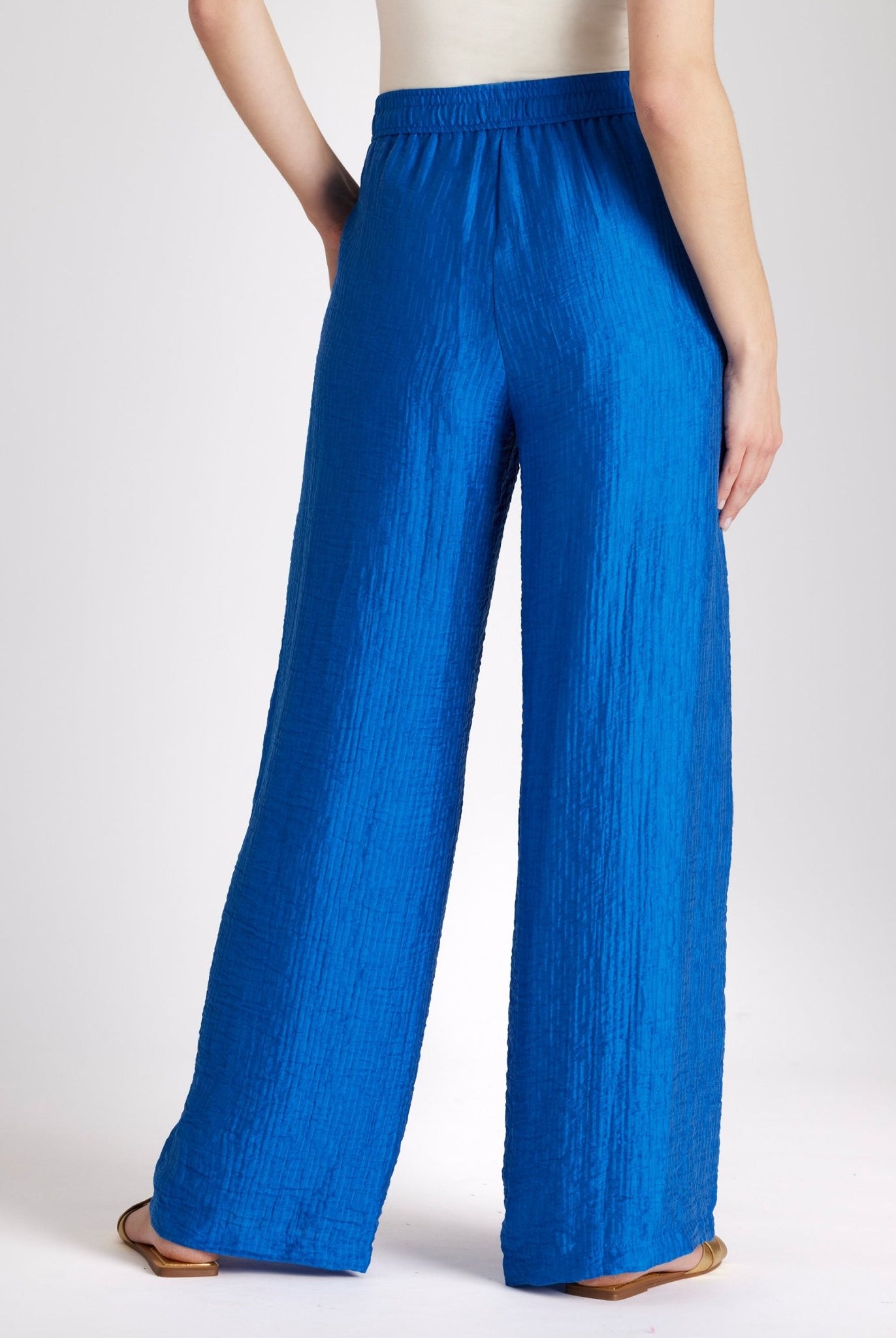 Lange Hose NAJUPI aus Viskose - Lyocell - Mix mit weitem Bein - FOX'S - Fashion