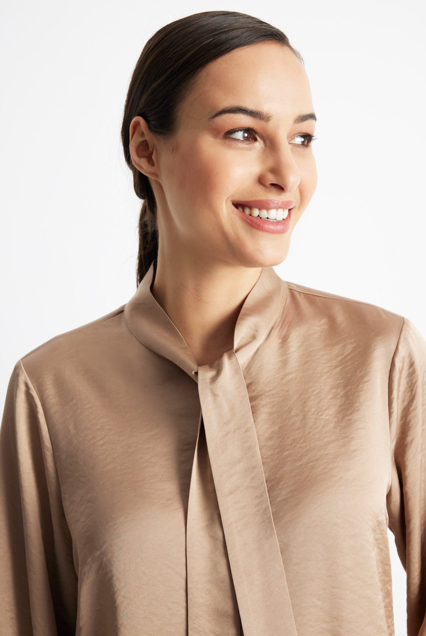Legere Bluse GLUSIA aus Viskose-Mix mit Knopfleiste - FOX'S-Fashion