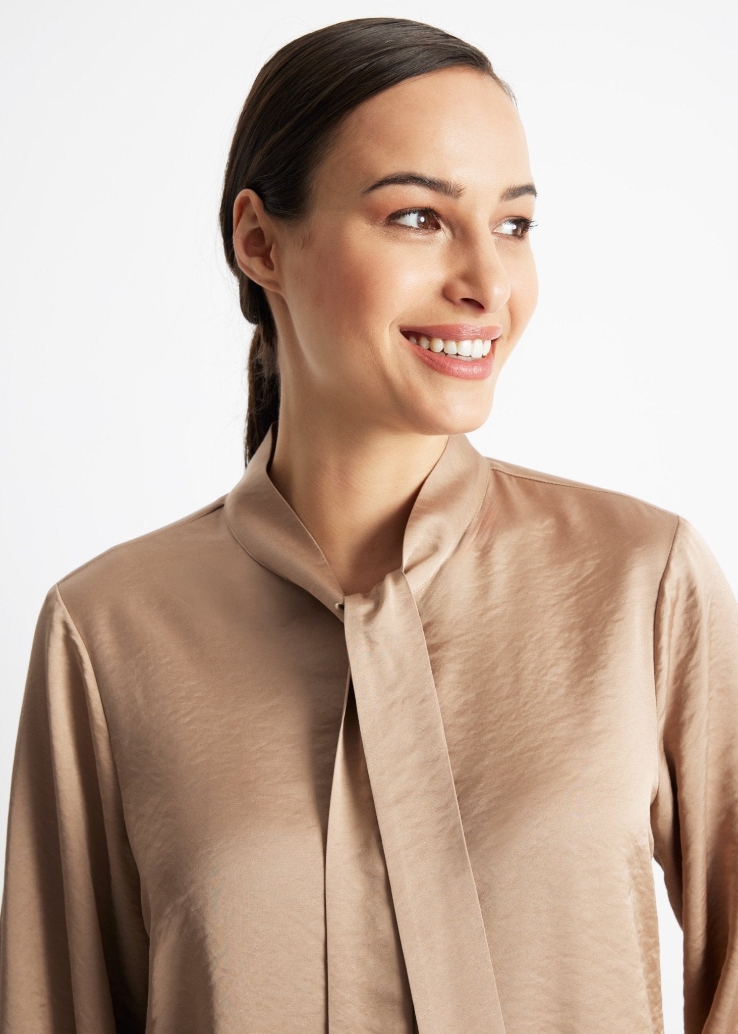 Legere Bluse GLUSIA aus Viskose-Mix mit Knopfleiste - FOX'S-Fashion