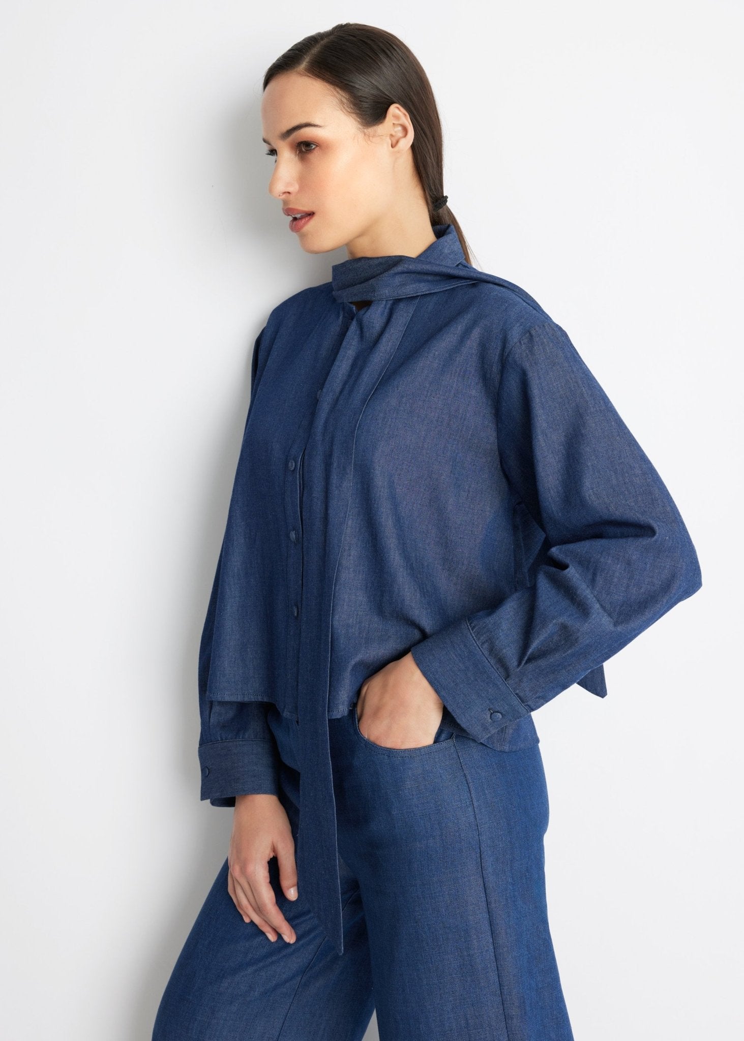 Legere Bluse NABLUES aus 100 % Baumwolle - FOX'S-Fashion