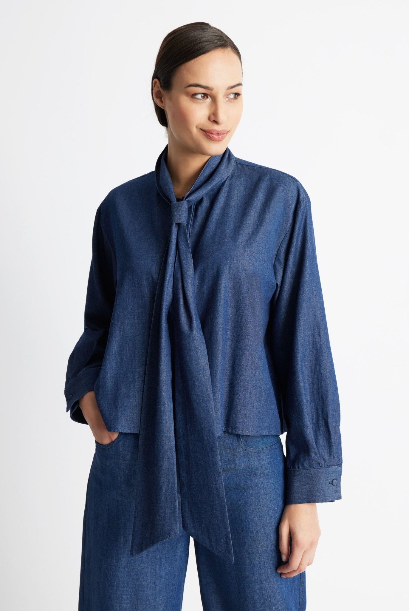 Legere Bluse NABLUES aus 100 % Baumwolle - FOX'S-Fashion