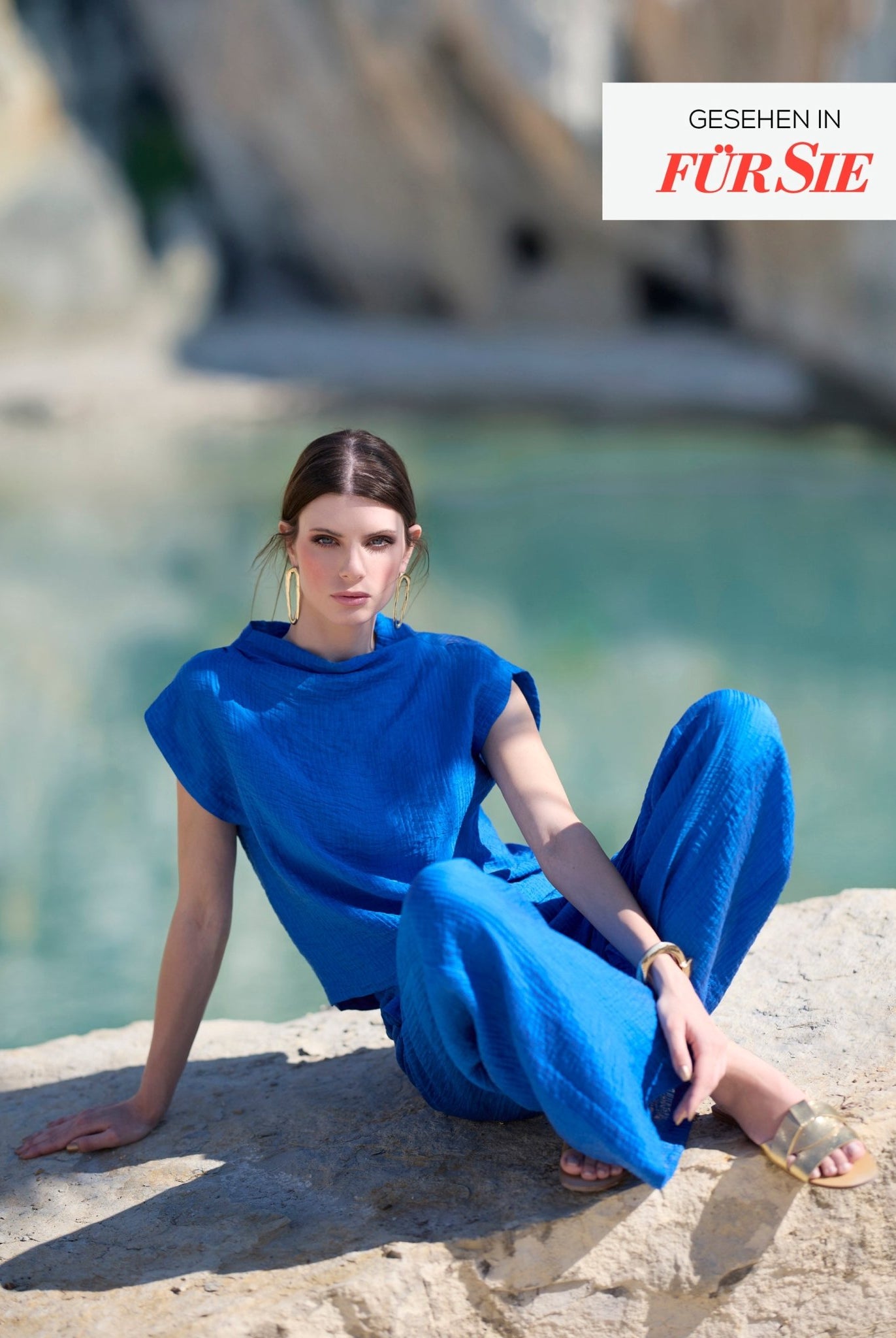 Legere Bluse NATRONI aus Viskose - Lyocell - Mix - FOX'S - Fashion