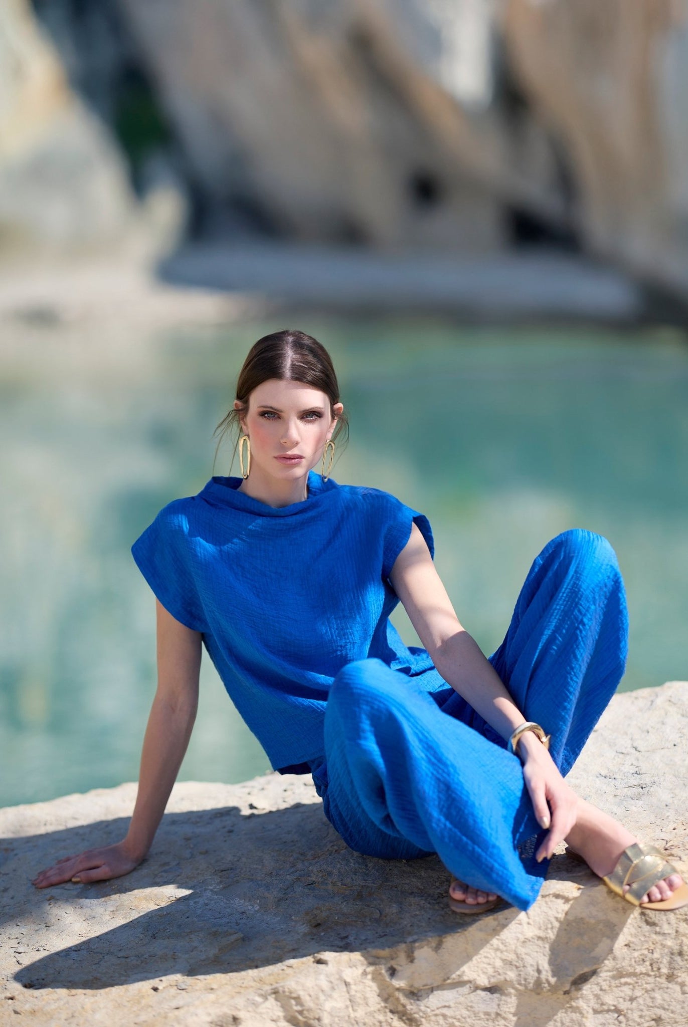 Legere Bluse NATRONI aus Viskose - Lyocell - Mix - FOX'S - Fashion