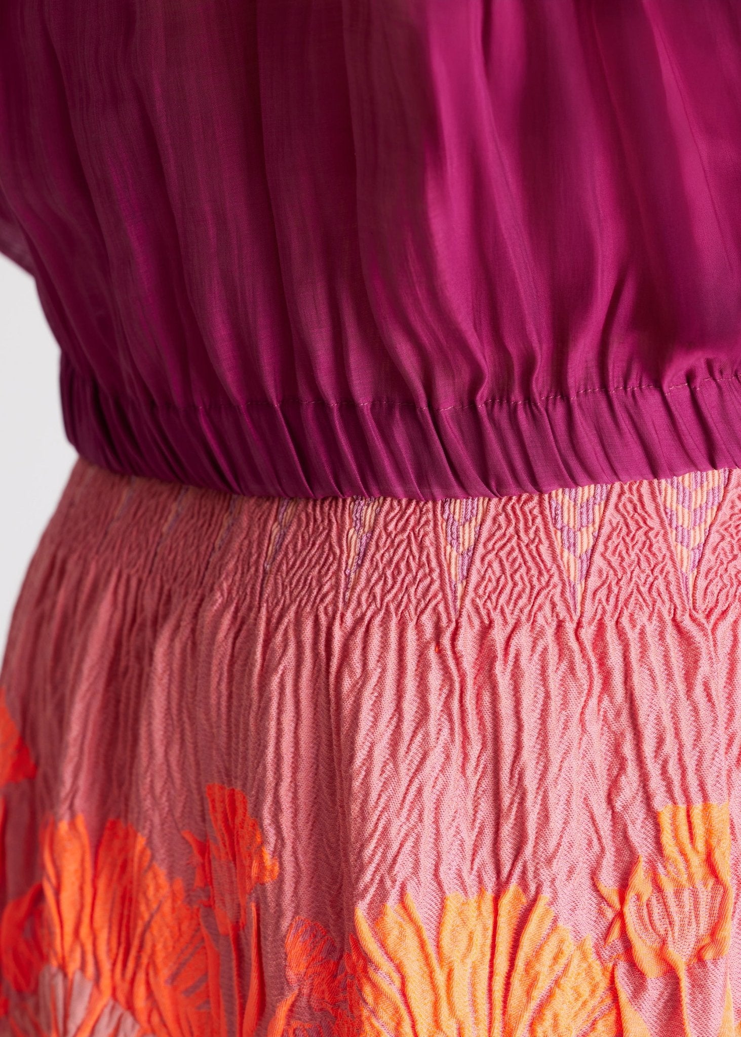 Legere Bluse NEVONA aus Tencel - Mix mit Bindedetail - FOX'S - Fashion