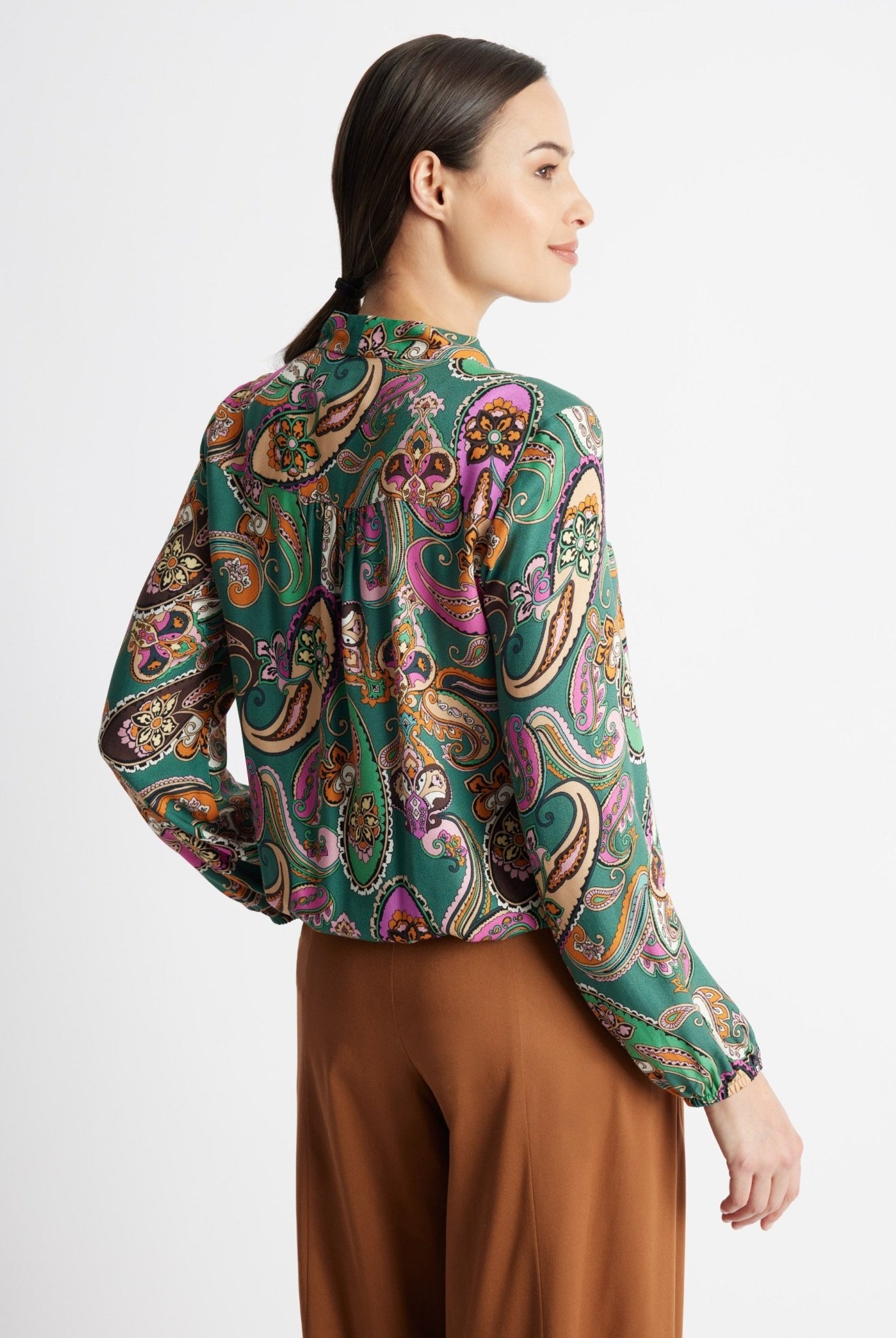 Legere Bluse VYBLUSA aus 100 % Viskose - FOX'S-Fashion