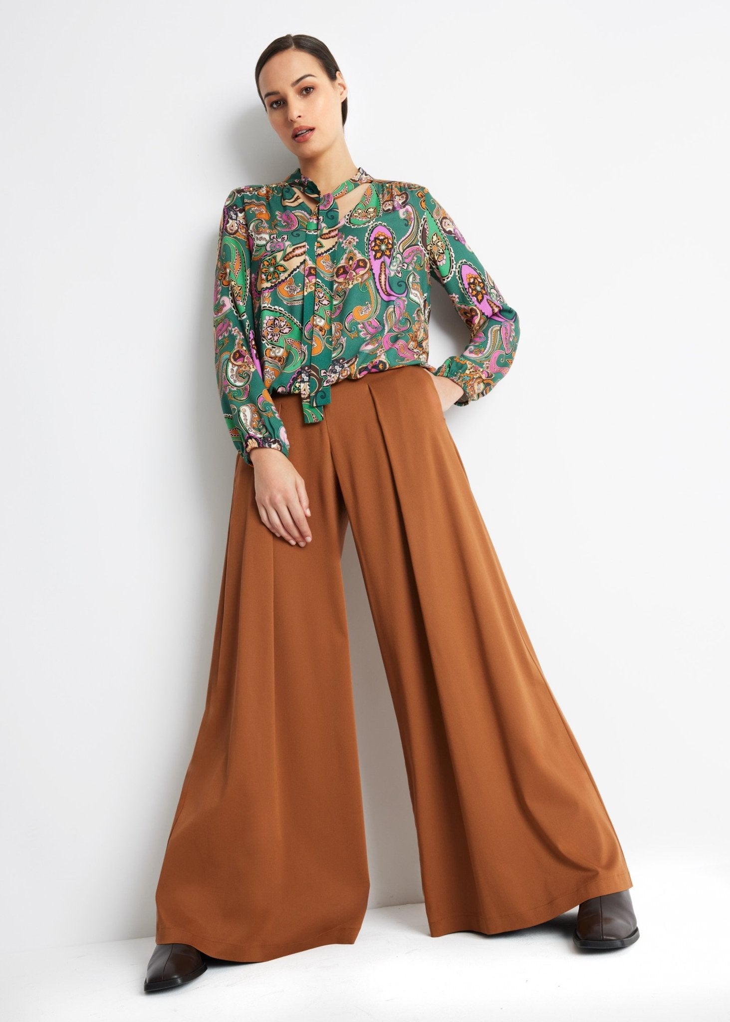 Legere Bluse VYBLUSA aus 100 % Viskose - FOX'S-Fashion