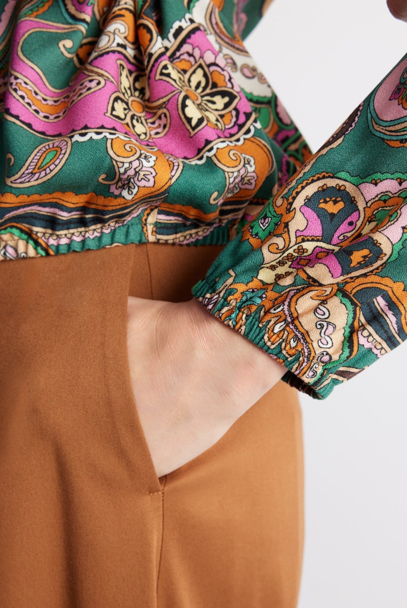 Legere Bluse VYBLUSA aus 100 % Viskose - FOX'S-Fashion