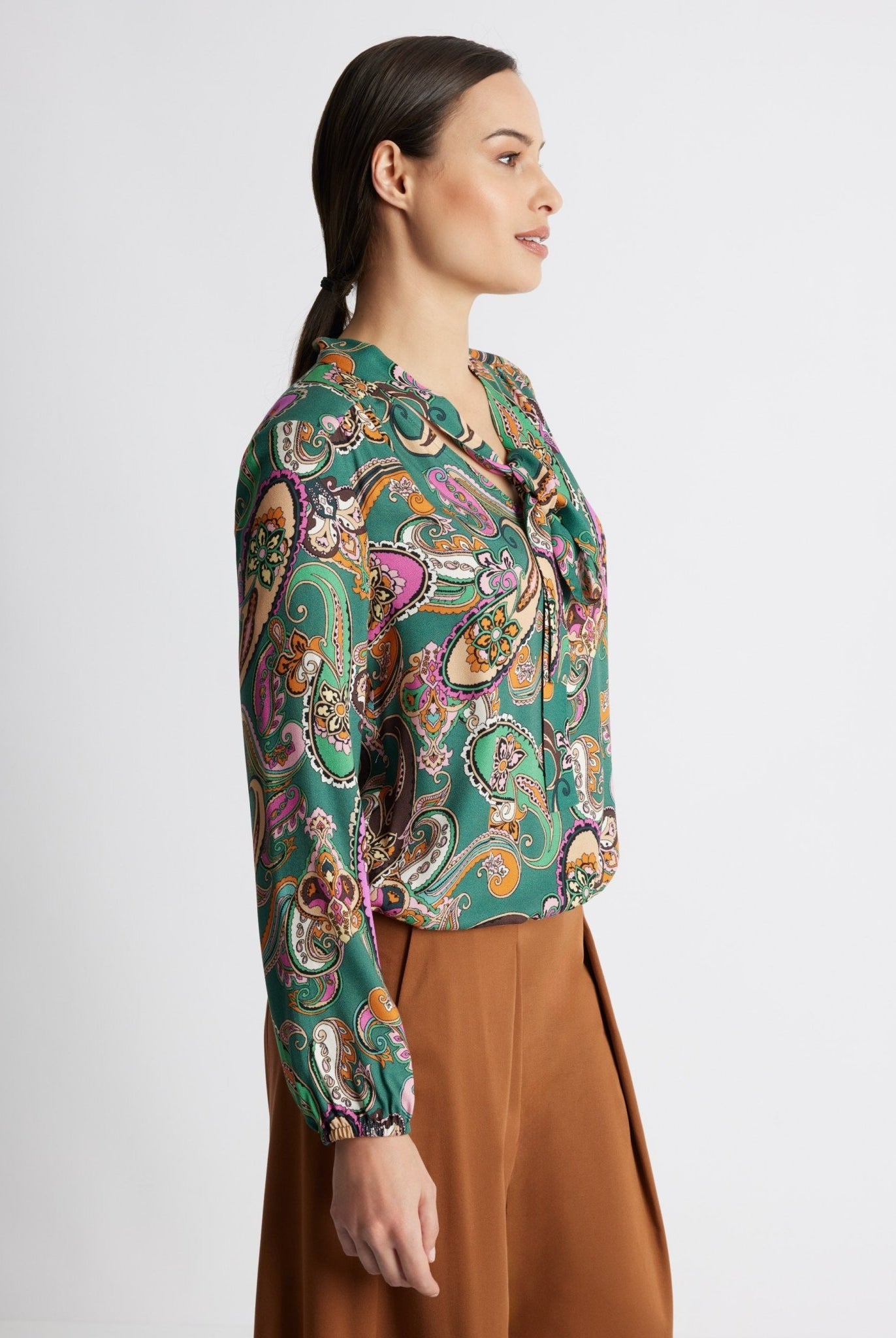 Legere Bluse VYBLUSA aus 100 % Viskose - FOX'S-Fashion