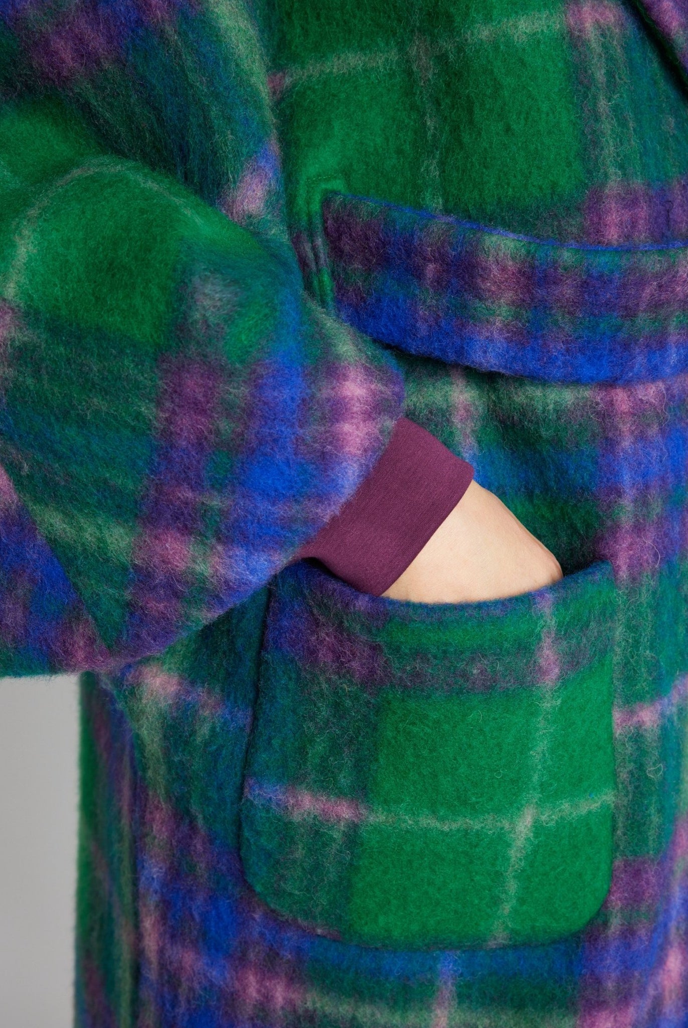 Legere Cape-Jacke KAPILARI aus Schurwolle - FOX'S-Fashion