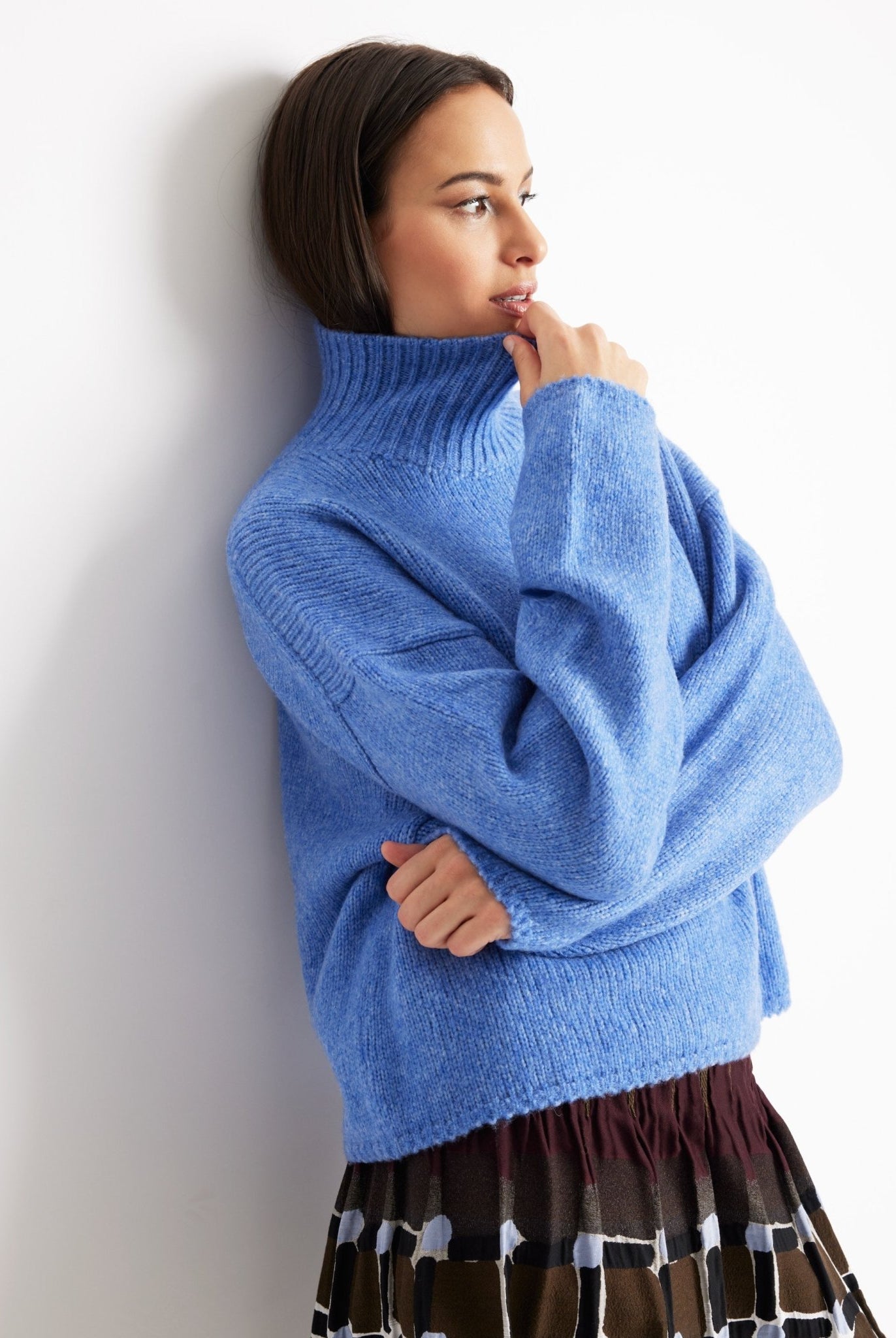 Legerer Strickpullover DEROLY aus Schurwolle - FOX'S-Fashion