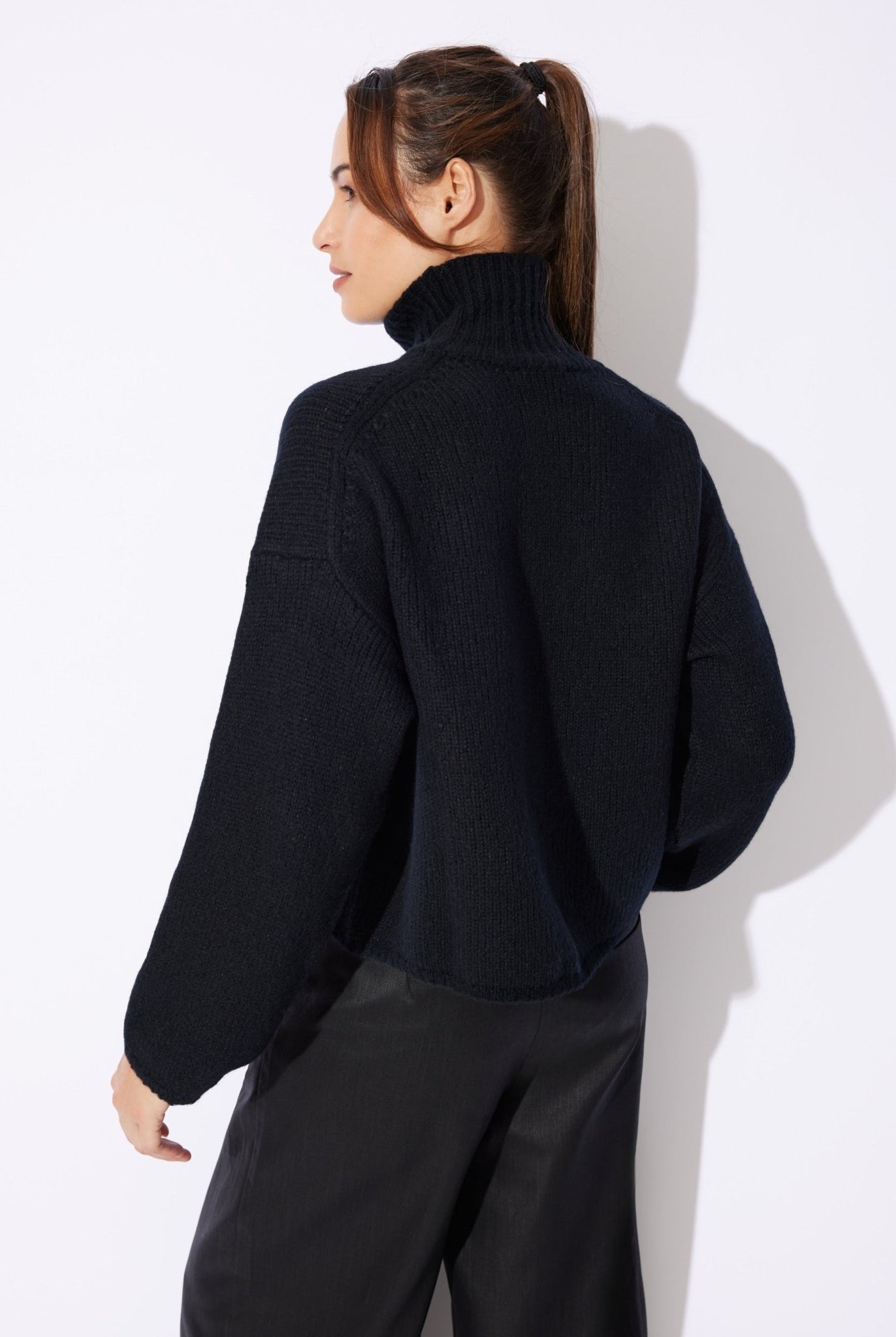 Legerer Strickpullover DEROLY aus Schurwolle - FOX'S-Fashion