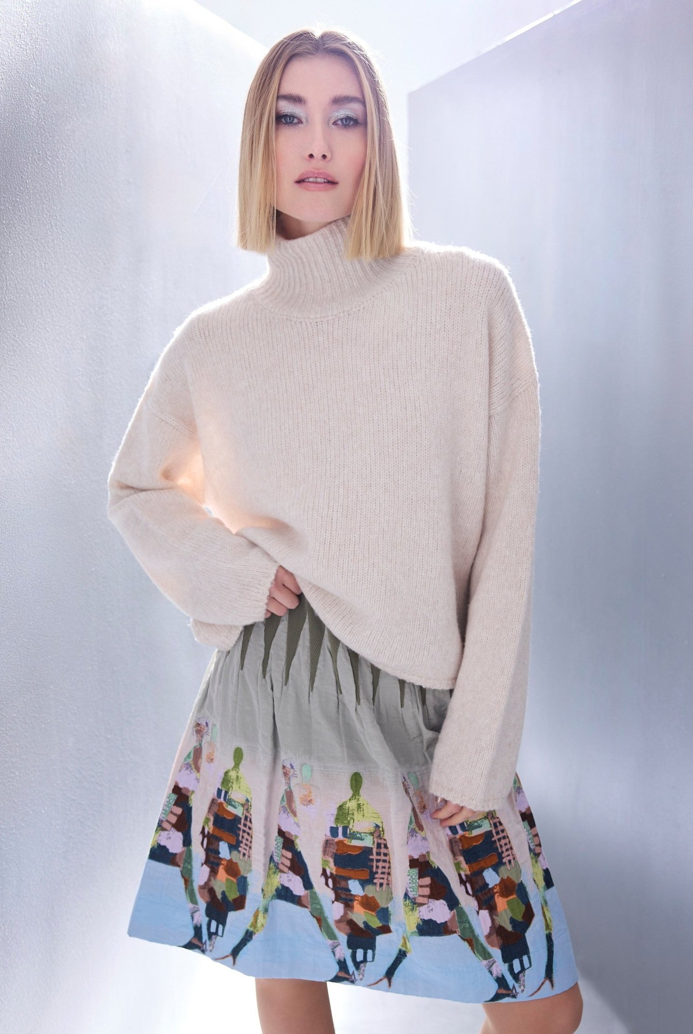 Legerer Strickpullover DEROLY aus Schurwolle - FOX'S-Fashion