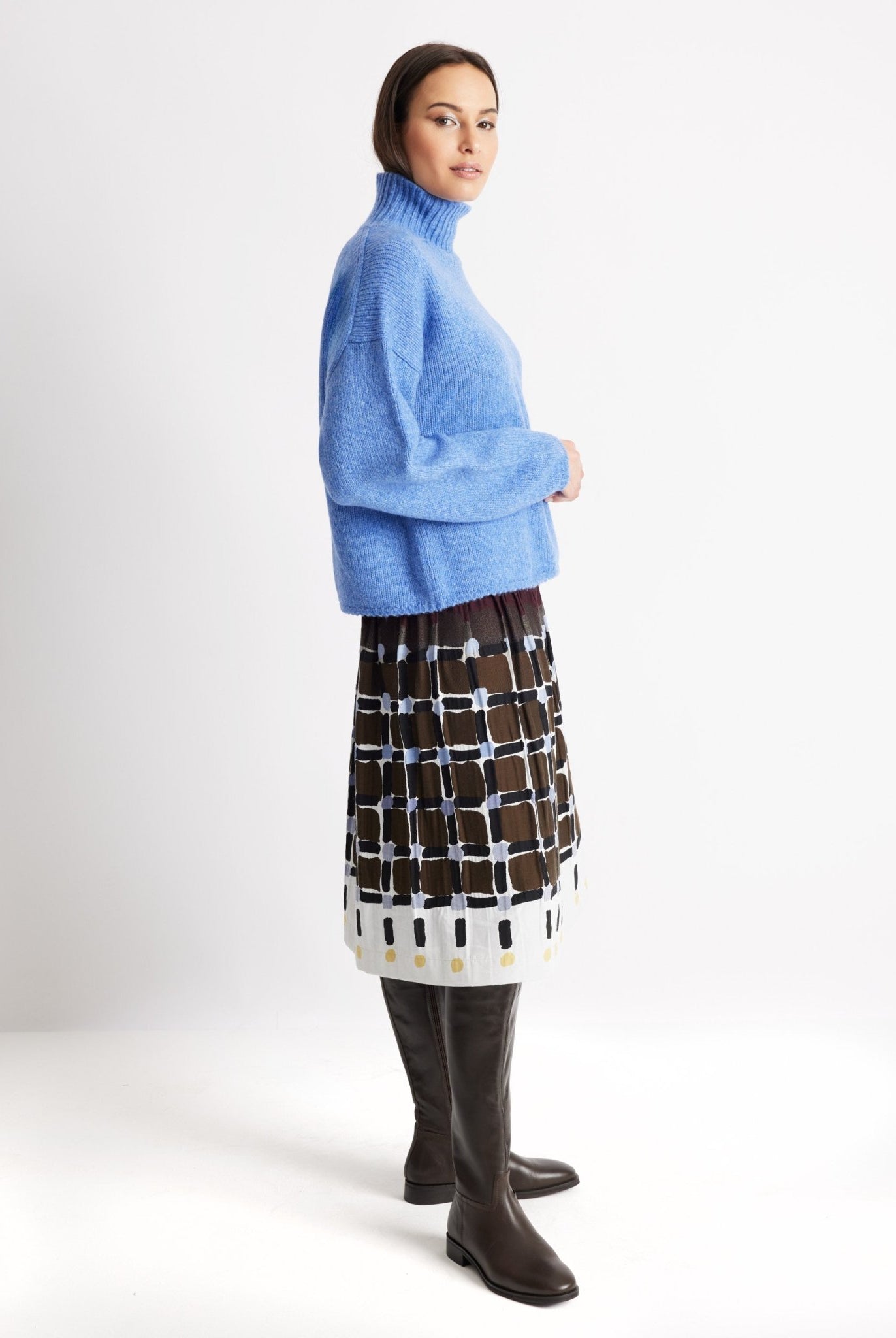 Legerer Strickpullover DEROLY aus Schurwolle - FOX'S-Fashion