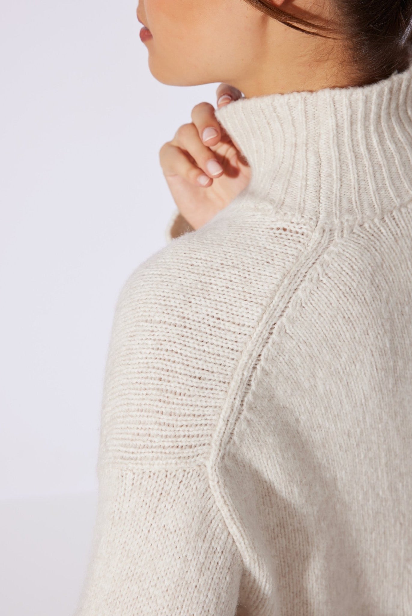 Legerer Strickpullover DEROLY aus Schurwolle - FOX'S-Fashion