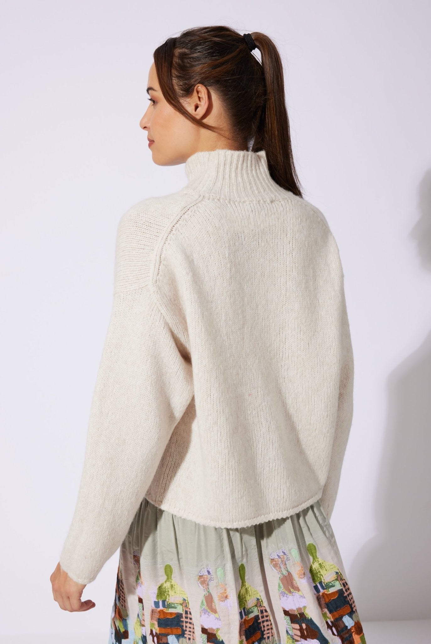 Legerer Strickpullover DEROLY aus Schurwolle - FOX'S-Fashion