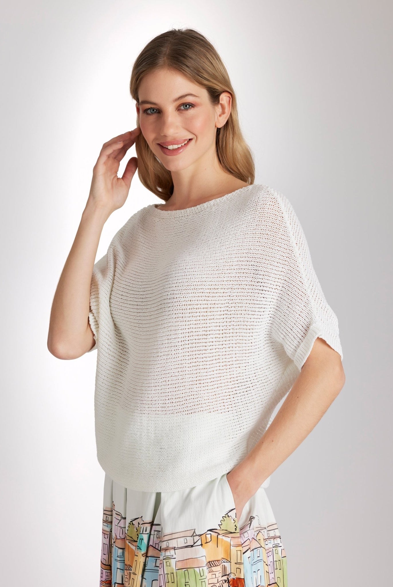 Legerer Strickpullover IPLOVA aus Baumwollmix - FOX'S - Fashion
