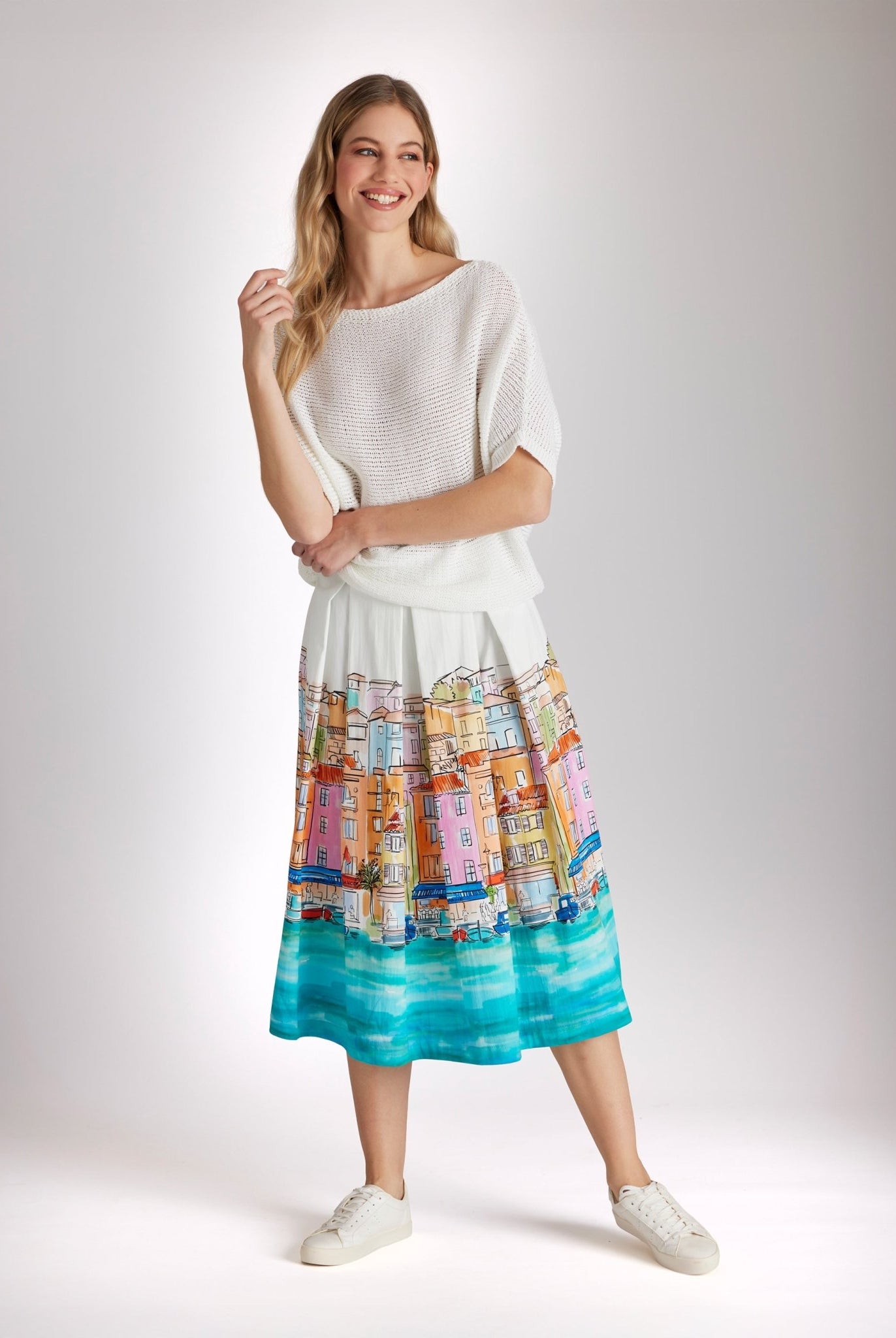 Legerer Strickpullover IPLOVA aus Baumwollmix - FOX'S - Fashion