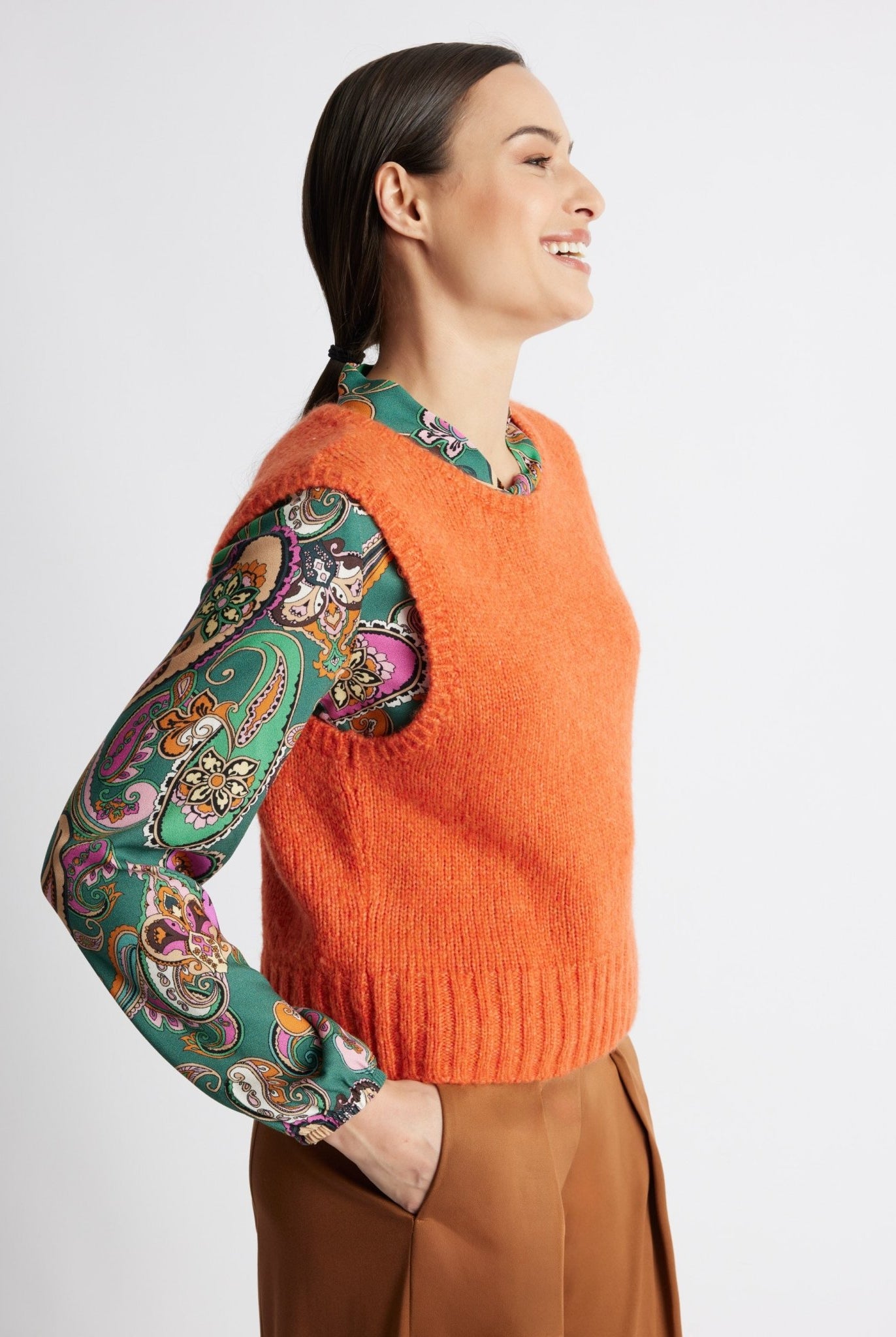 Legerer Strickpullunder DEPULI aus Schurwolle - FOX'S-Fashion