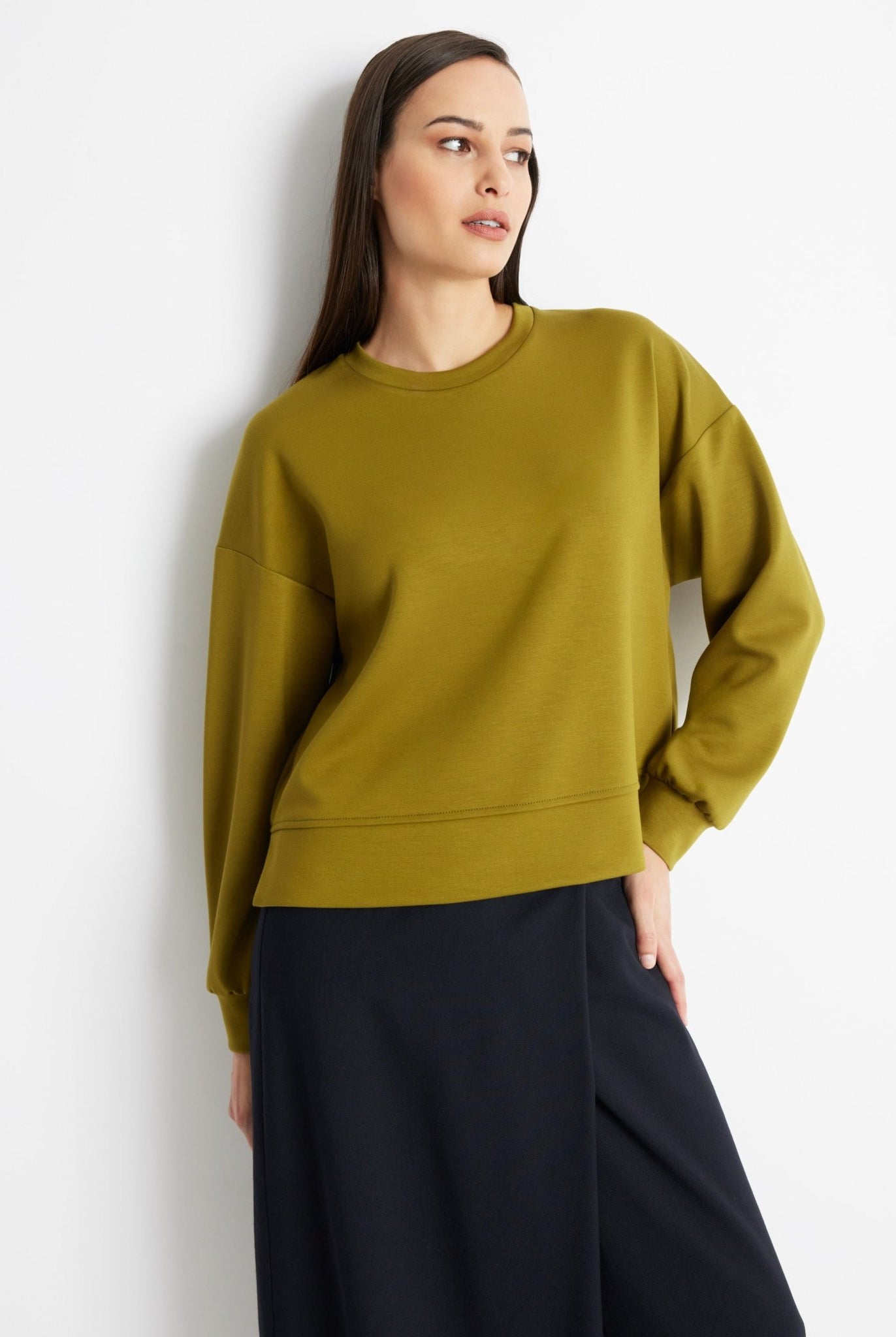 Legeres Sweatshirt NUPULI aus Viskose-Mix - FOX'S-Fashion