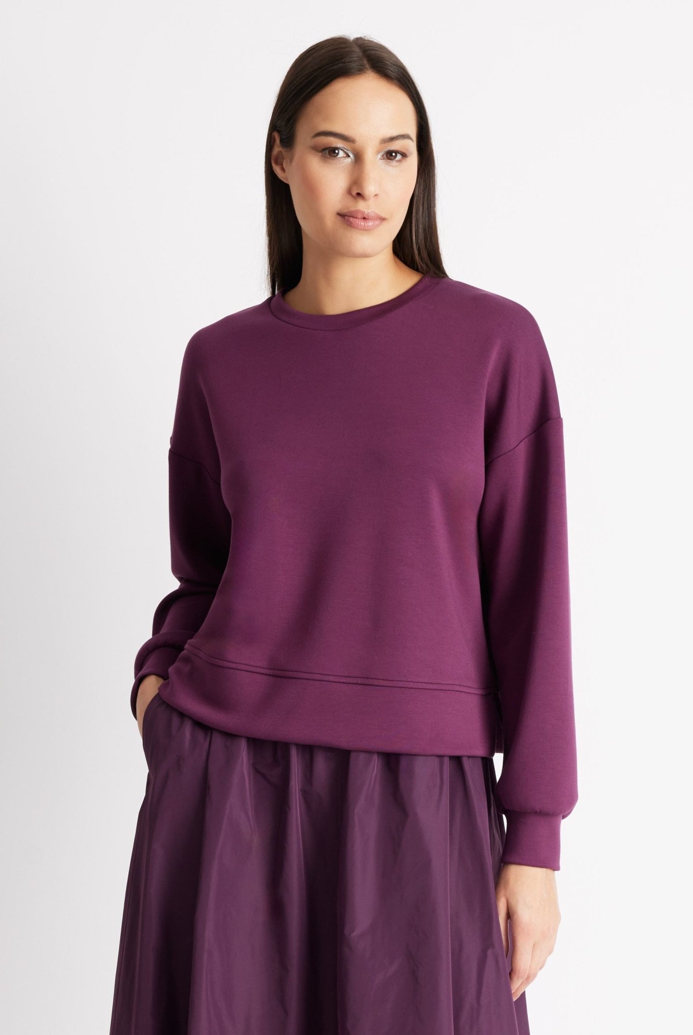 Legeres Sweatshirt NUPULI aus Viskose-Mix - FOX'S-Fashion