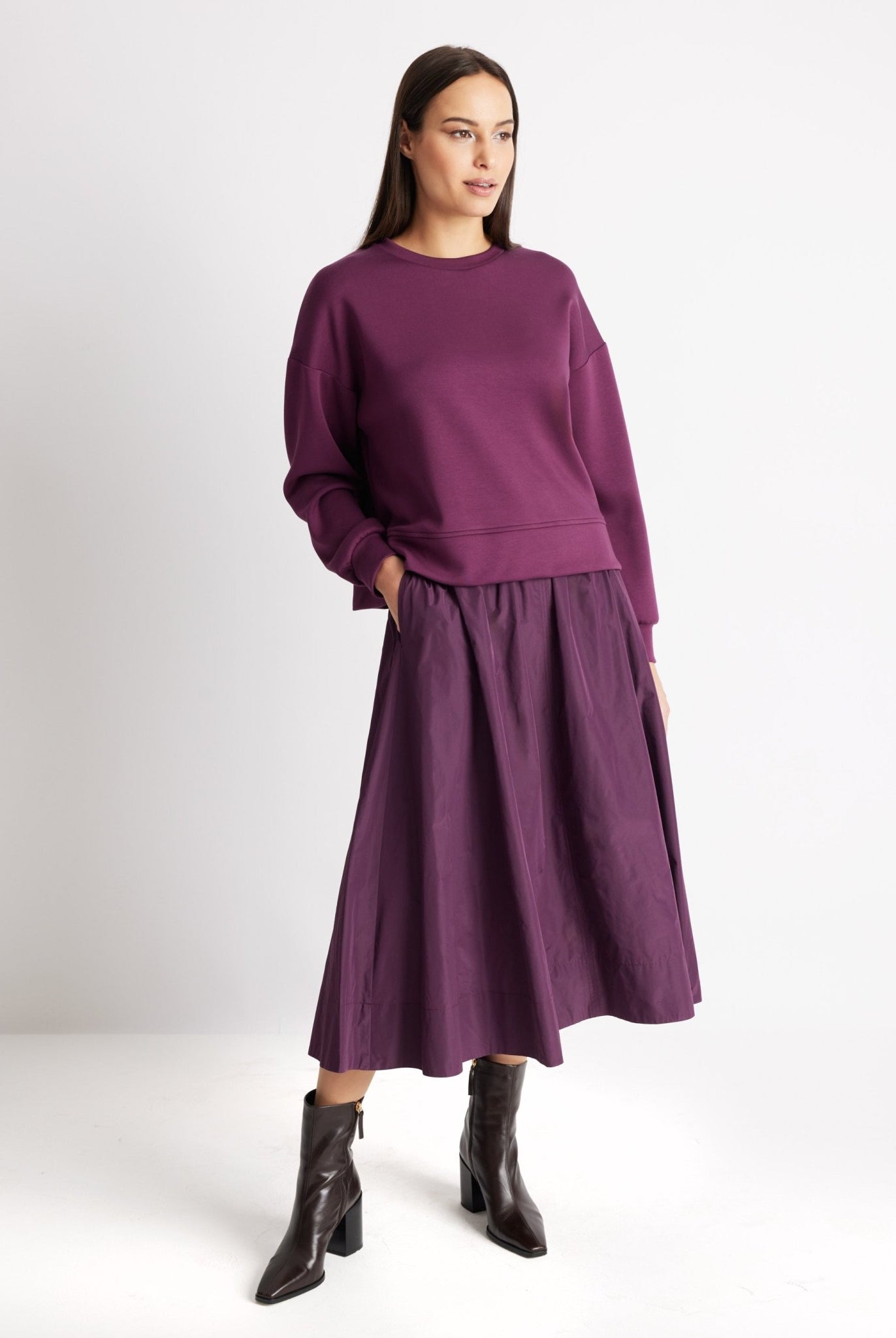 Legeres Sweatshirt NUPULI aus Viskose-Mix - FOX'S-Fashion