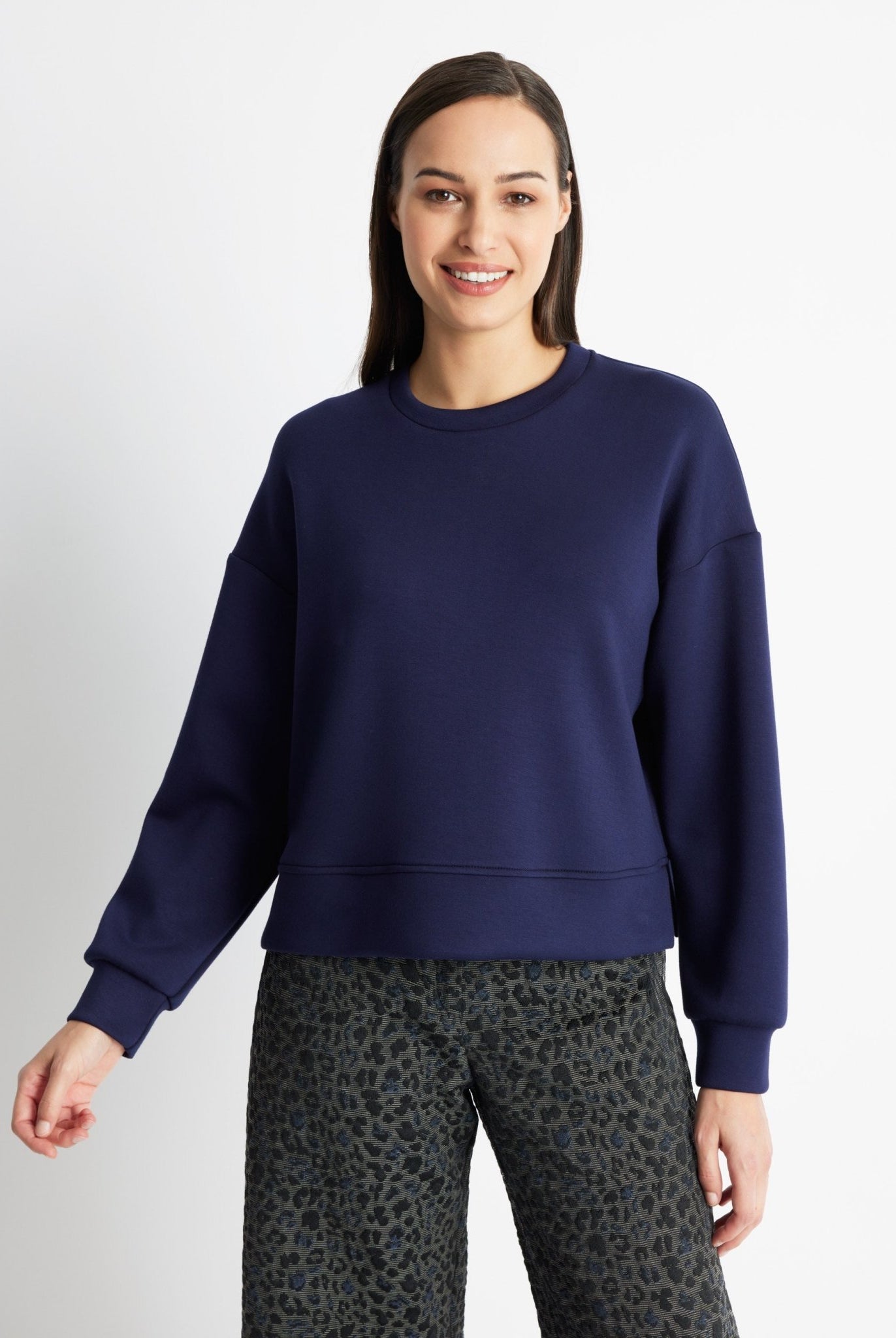 Legeres Sweatshirt NUPULI aus Viskose-Mix - FOX'S-Fashion