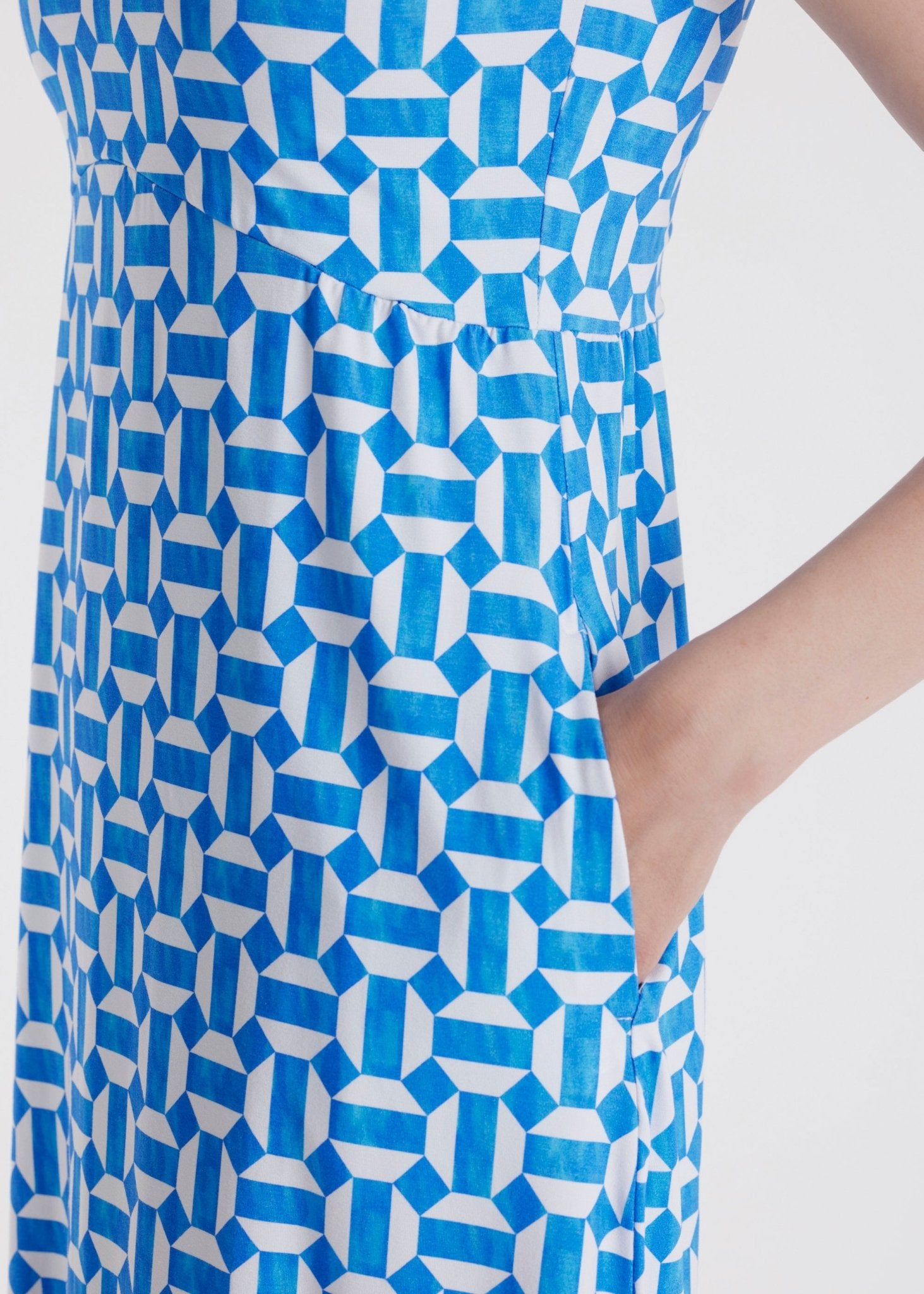 Midi - Kleid JILLY aus Viskosejersey in A - Linie - FOX'S - Fashion