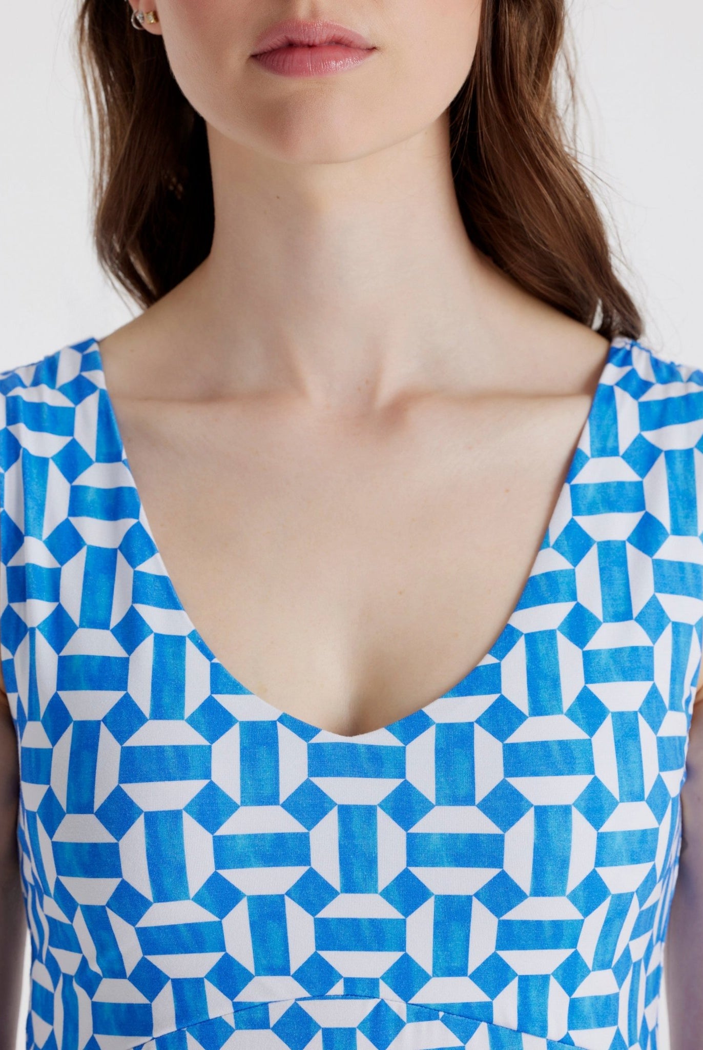 Midi - Kleid JILLY aus Viskosejersey in A - Linie - FOX'S - Fashion