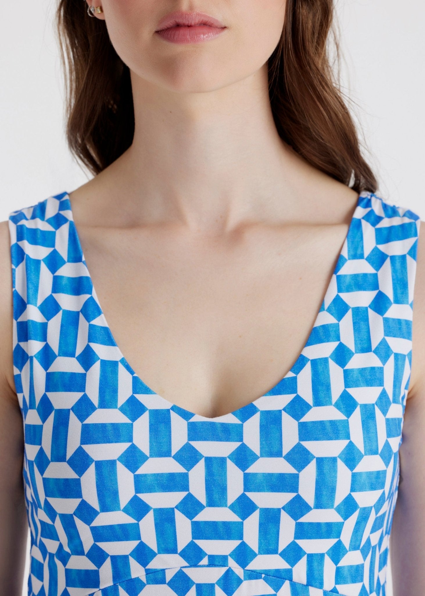 Midi - Kleid JILLY aus Viskosejersey in A - Linie - FOX'S - Fashion