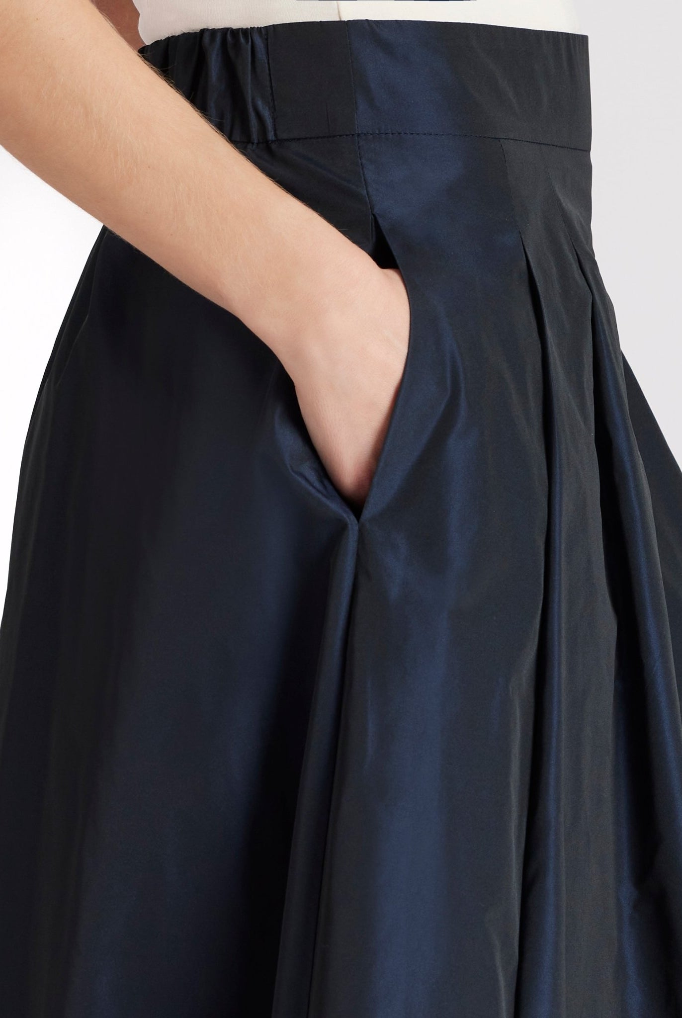 Midi - Rock SAMYRO aus Taft in A - Linie - FOX'S - Fashion