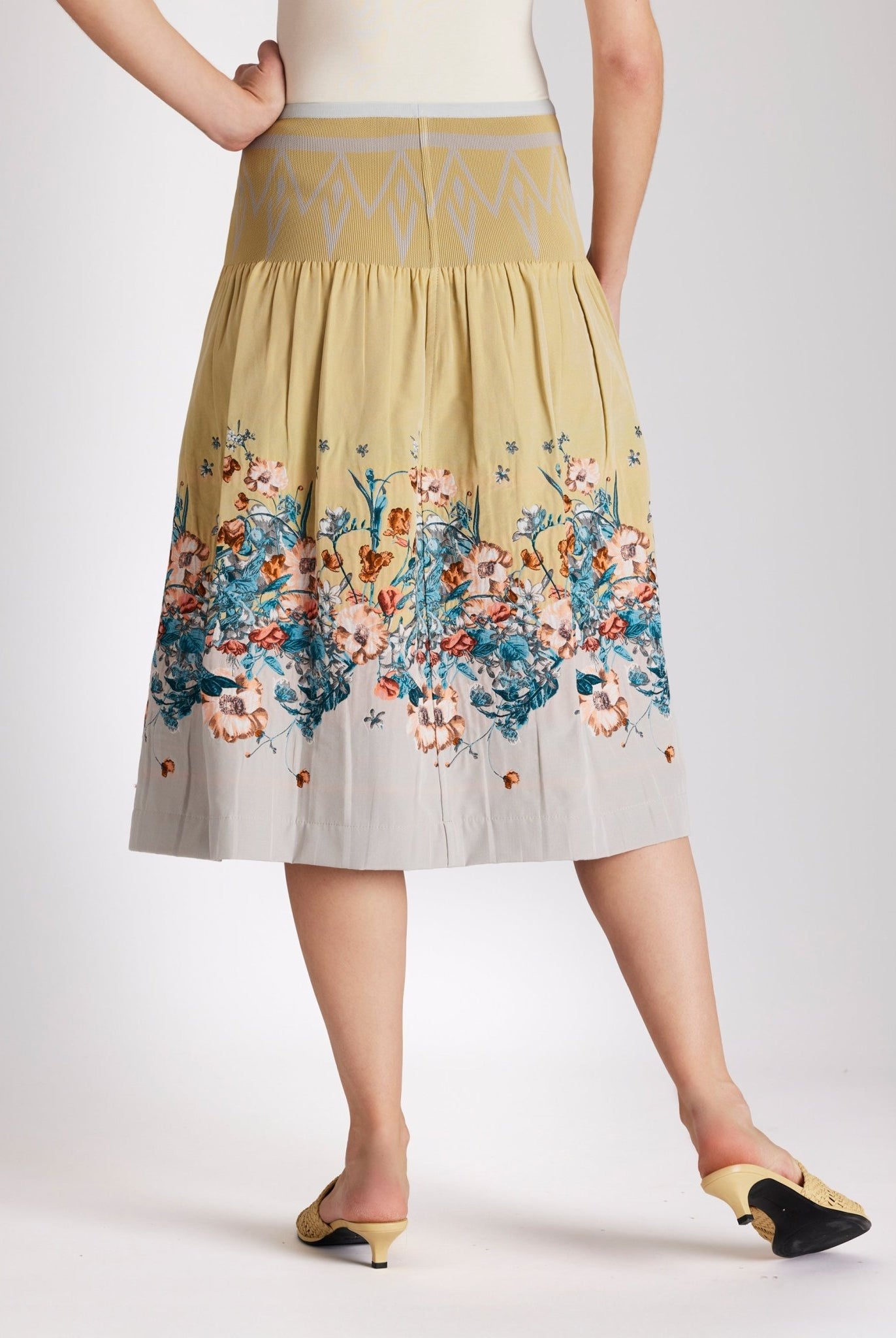 One Size Rock LONGERO - S aus Baumwollmix in Midi - Länge mit Gummibund - FOX'S - Fashion