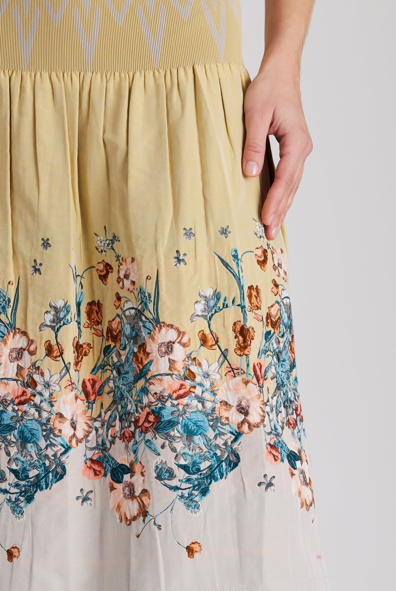 One Size Rock LONGERO - S aus Baumwollmix in Midi - Länge mit Gummibund - FOX'S - Fashion