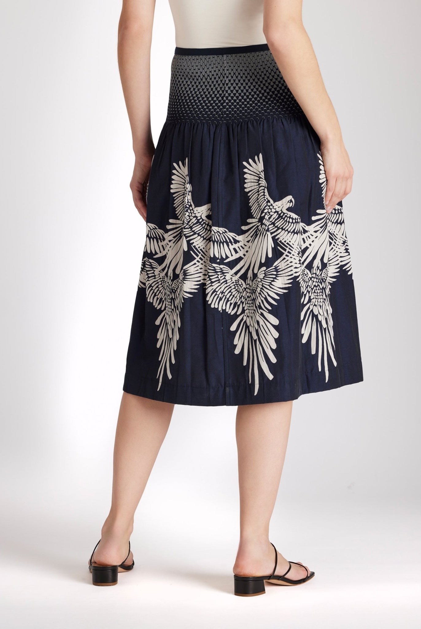 One Size Rock LONGERO - S aus Baumwollmix in Midi - Länge mit Gummibund - FOX'S - Fashion