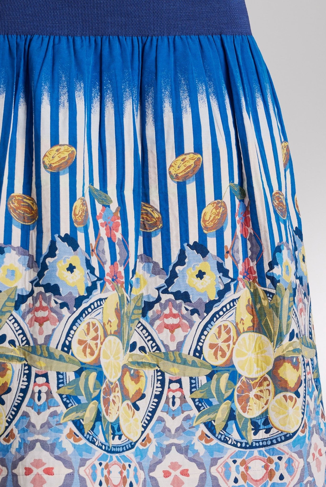 One Size Rock LONGERO - S aus Baumwollmix in Midi - Länge mit Gummibund - FOX'S - Fashion