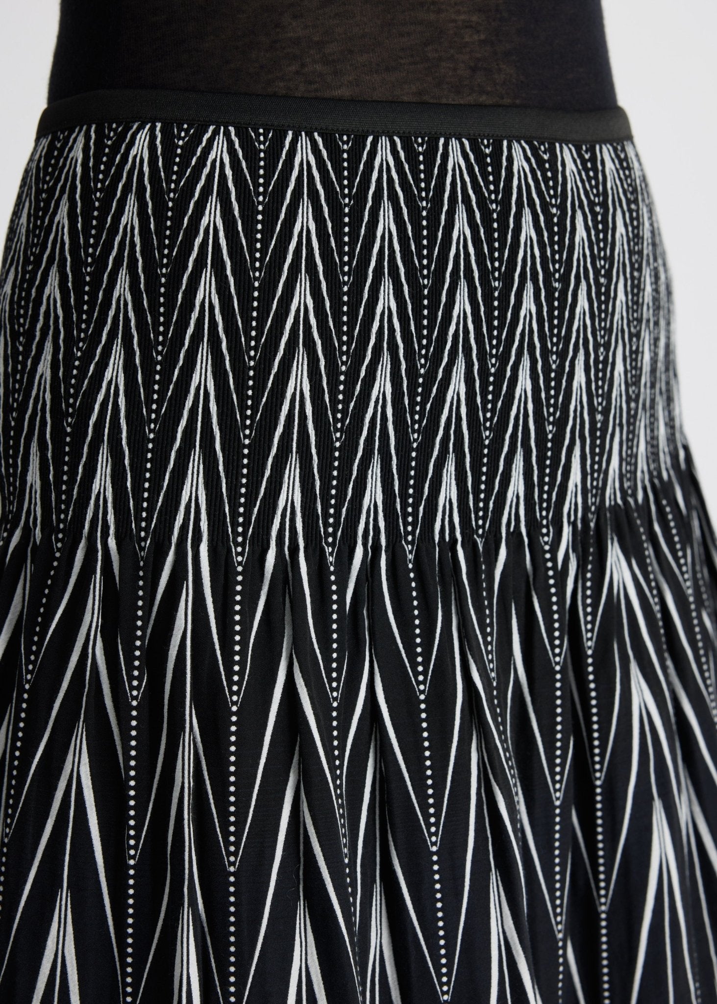 One Size Rock LONGERO-W aus Baumwoll-Mix in Midi-Länge mit Gummibund - FOX'S-Fashion