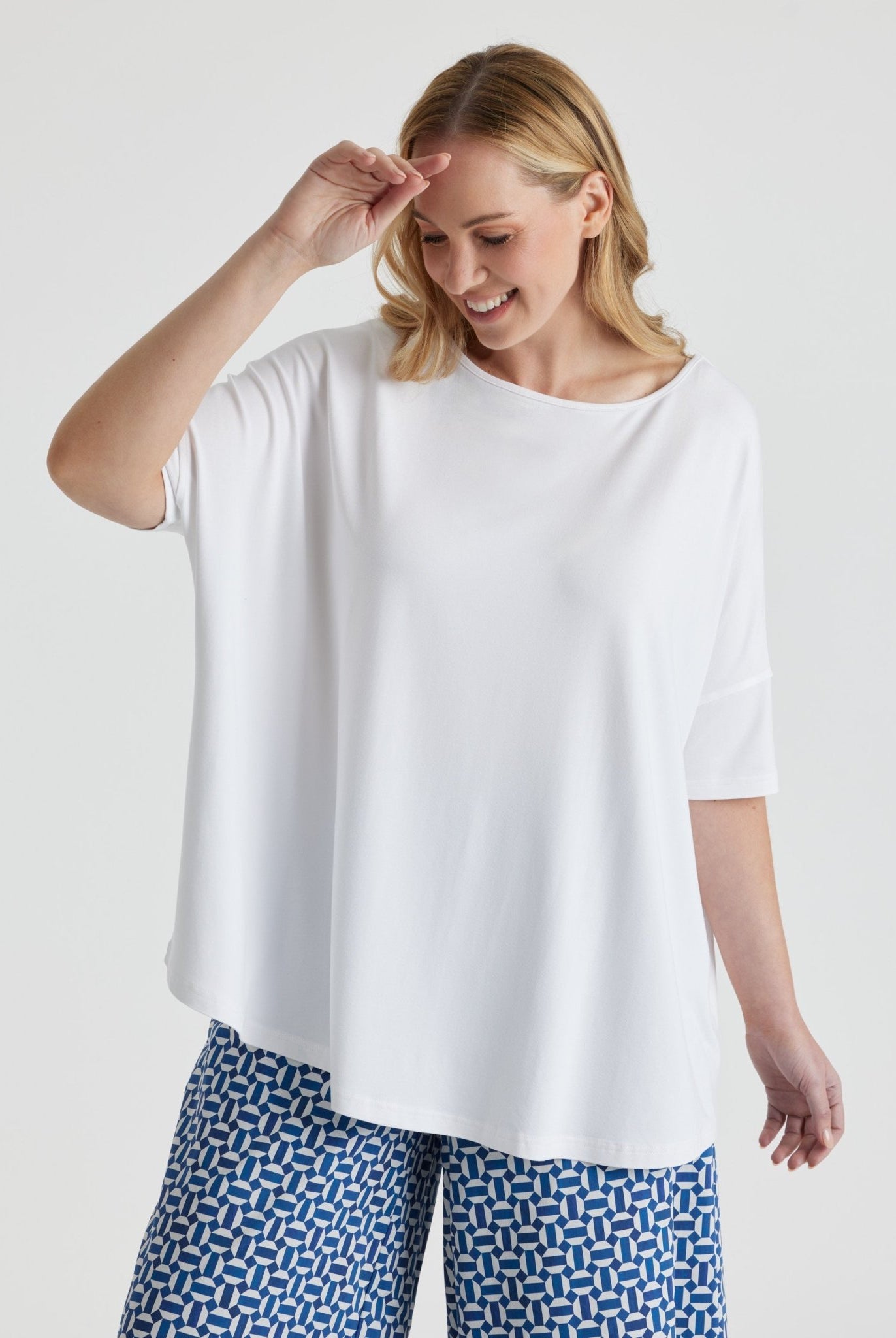 Oversized Shirt CEHOJA aus softem Viskosejersey - FOX'S - Fashion