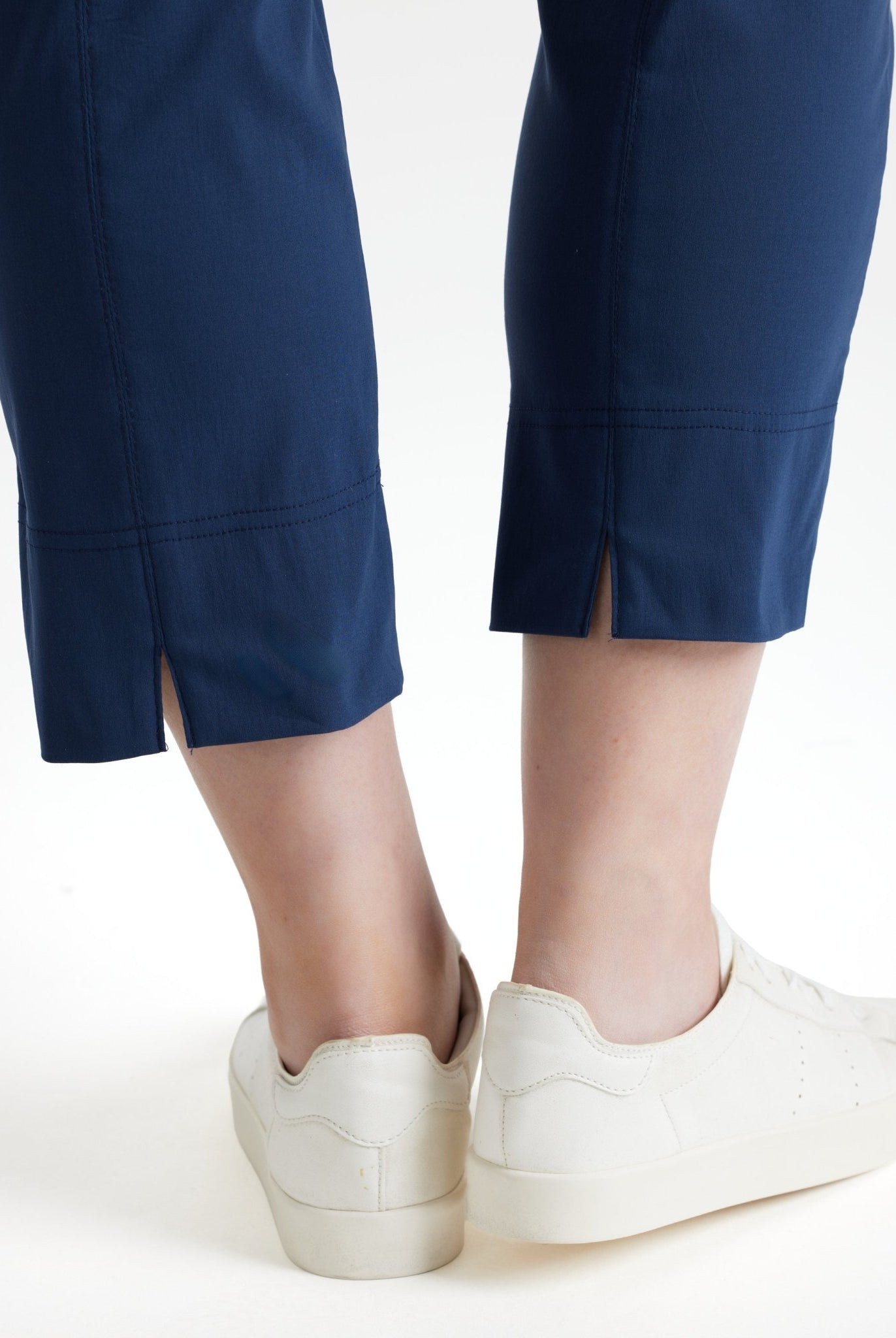 Schmale 7/8 - Hose MESSINI aus Baumwollmix mit Stretch - FOX'S - Fashion