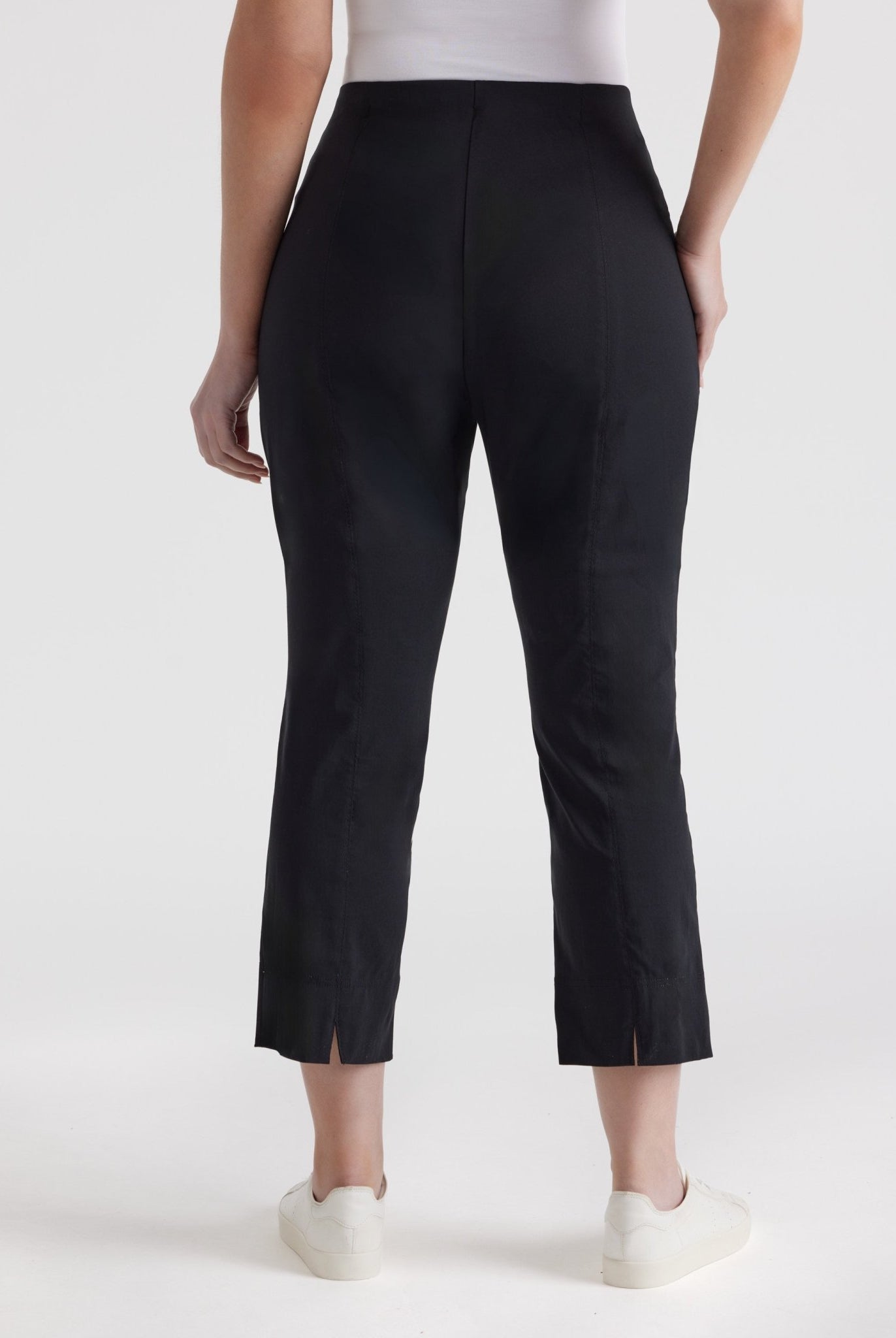 Schmale 7/8 - Hose MESSINI aus Baumwollmix mit Stretch - FOX'S - Fashion