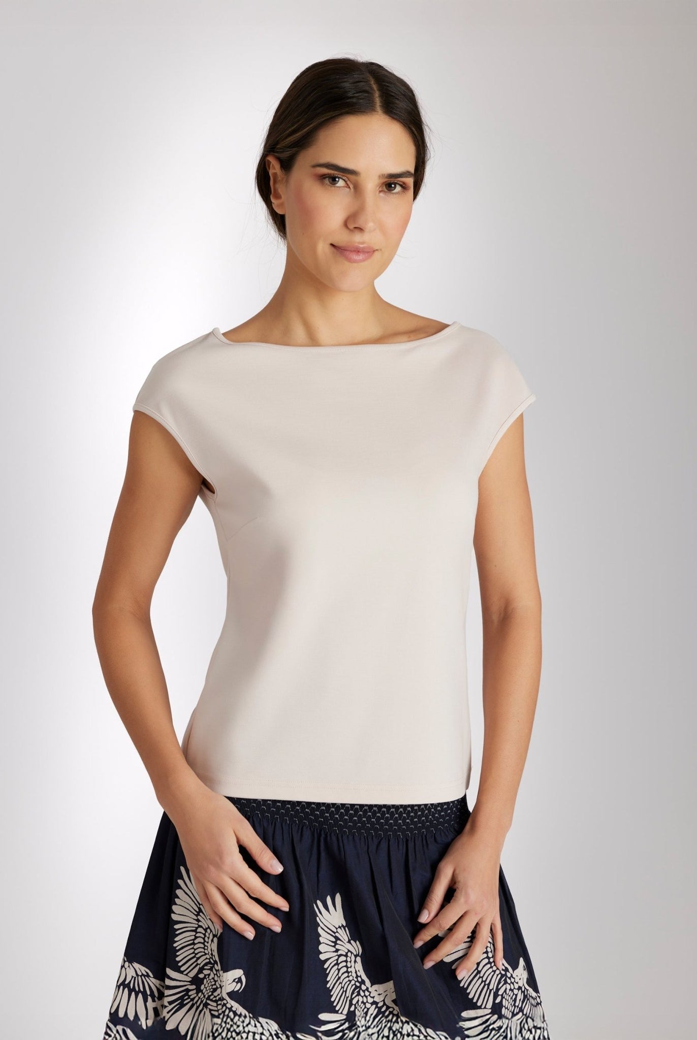 Schmales Shirt SONSU aus Viskose - Mix - FOX'S - Fashion