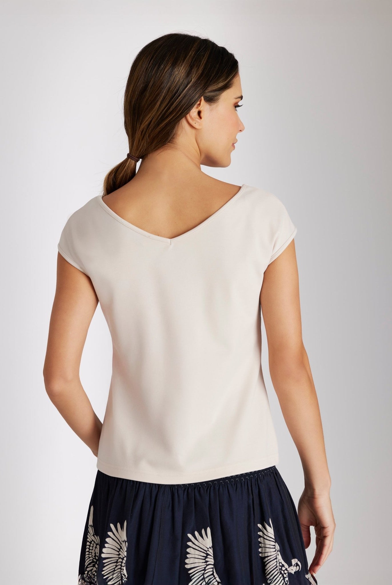 Schmales Shirt SONSU aus Viskose - Mix - FOX'S - Fashion