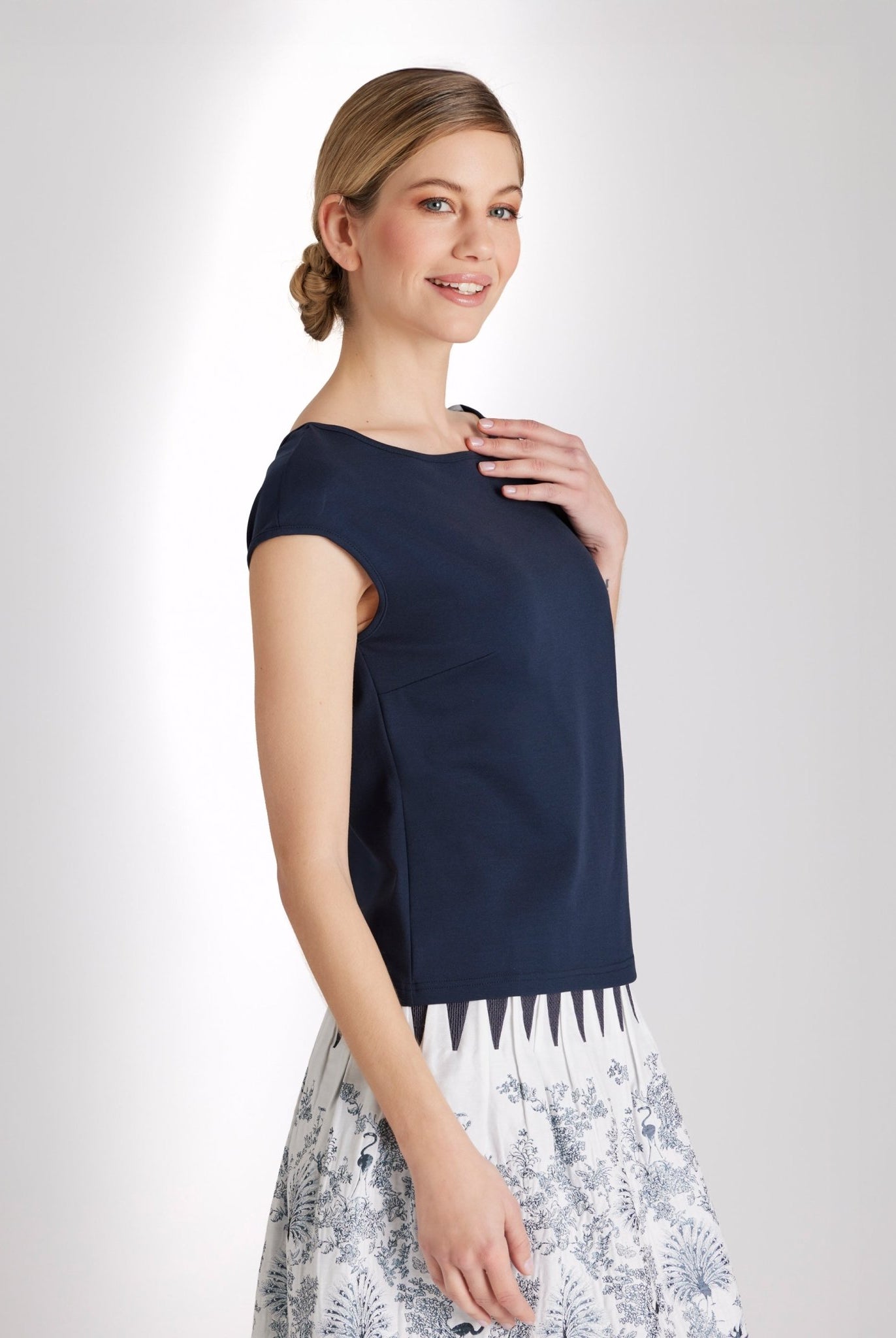 Schmales Shirt SONSU aus Viskose - Mix - FOX'S - Fashion