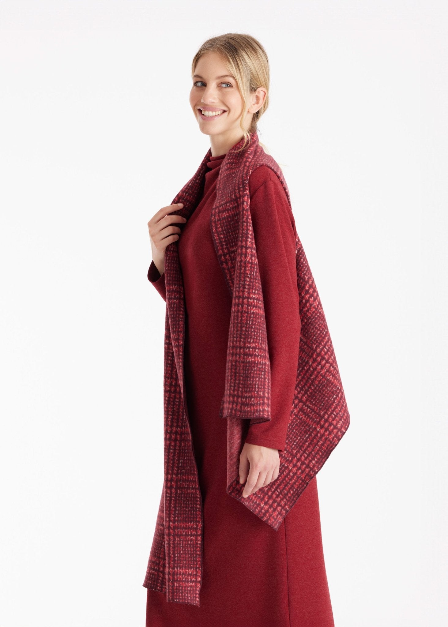 Stola SUSTOLA in Dunkelrot