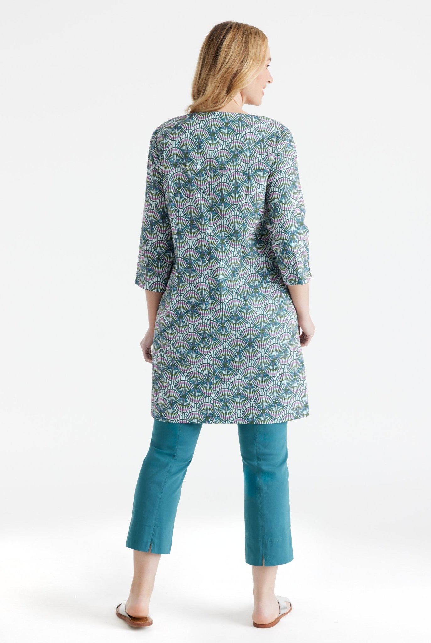 Taillierte Tunika UKUNIA aus Bio - Baumwolle mit Stretch - FOX'S - Fashion
