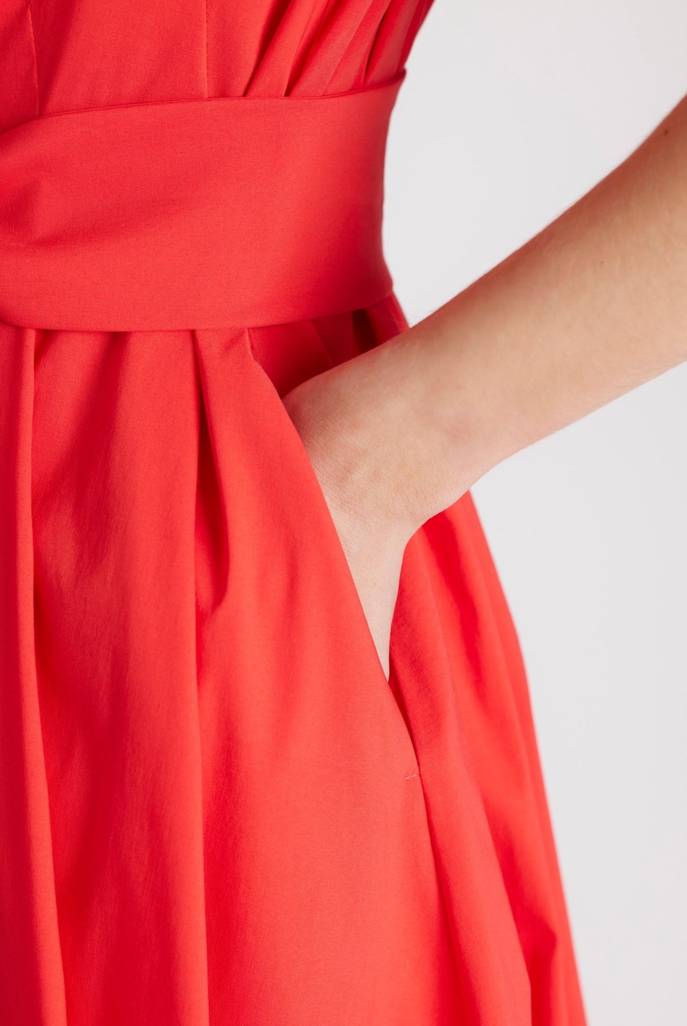 Tailliertes Kleid MEDAXY aus Baumwollmix mit Stretch - FOX'S - Fashion