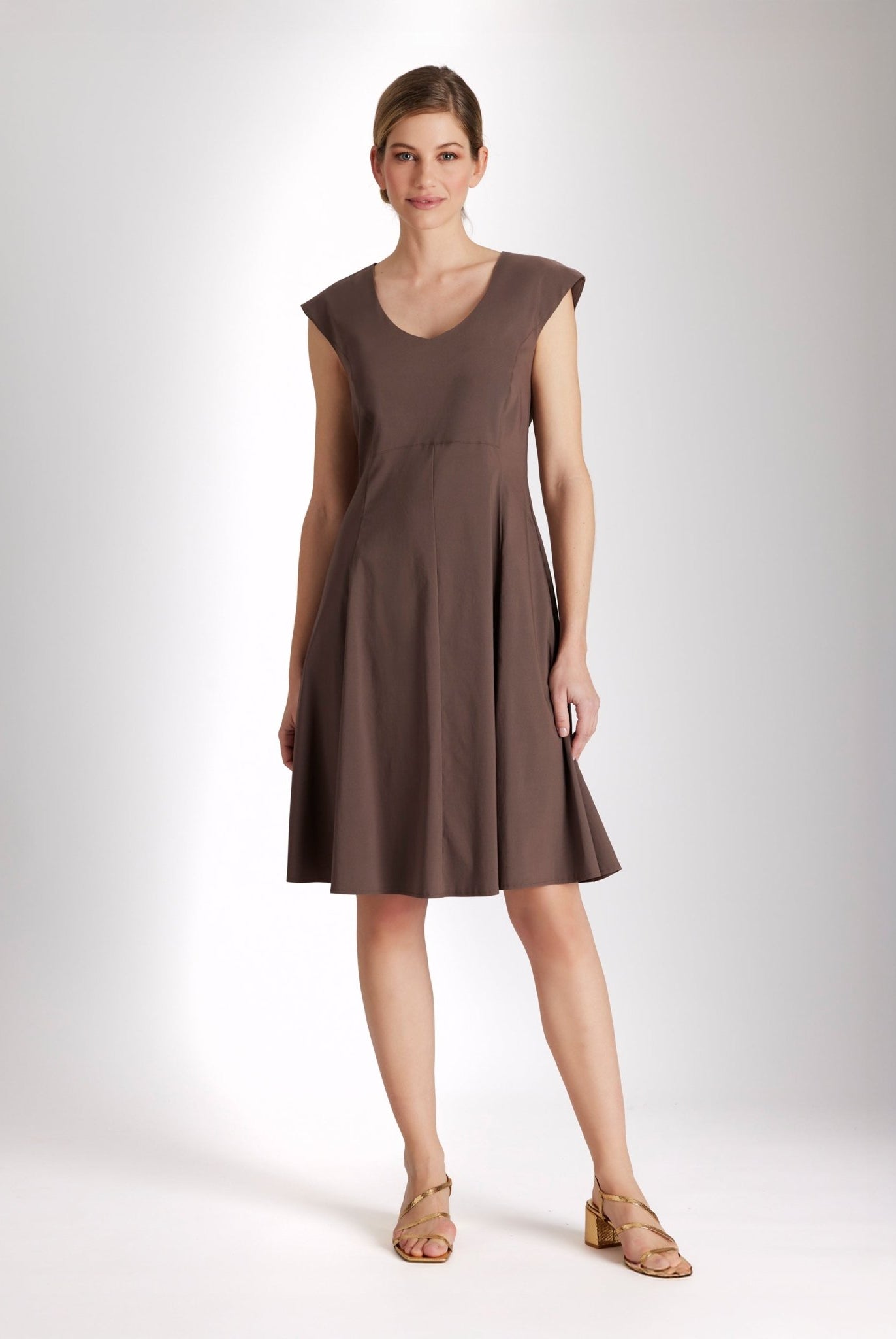 Tailliertes Kleid MUNGYA aus Baumwollmix mit Stretch - FOX'S - Fashion