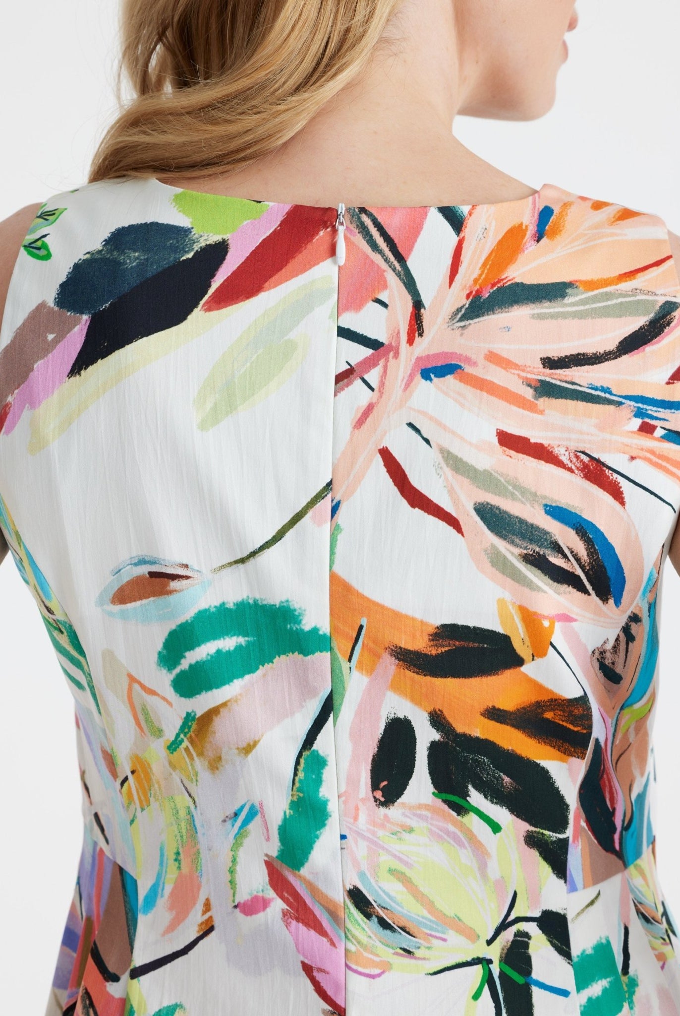 Tailliertes Midi - Kleid DEMONA aus Bio - Baumwolle - FOX'S - Fashion