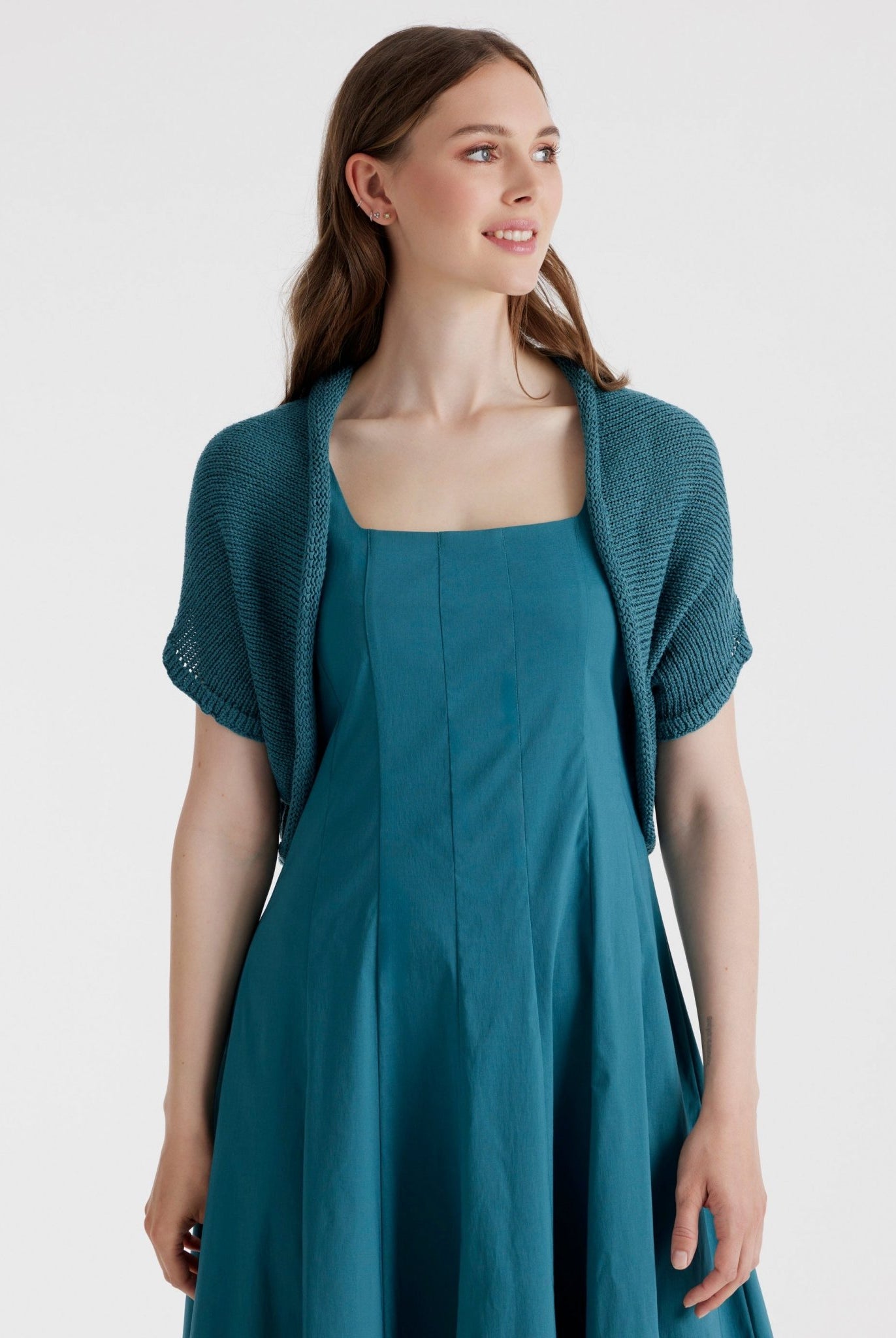 Weiter Strickbolero IPBOLLY aus Baumwollmix - FOX'S - Fashion